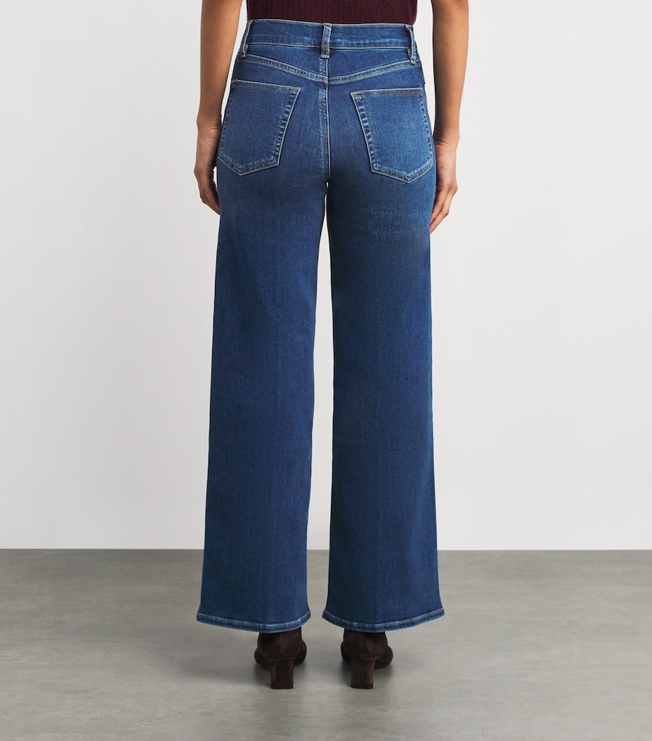Le Slim Palazzo Wide-Leg Jeans FEMMA Image 4