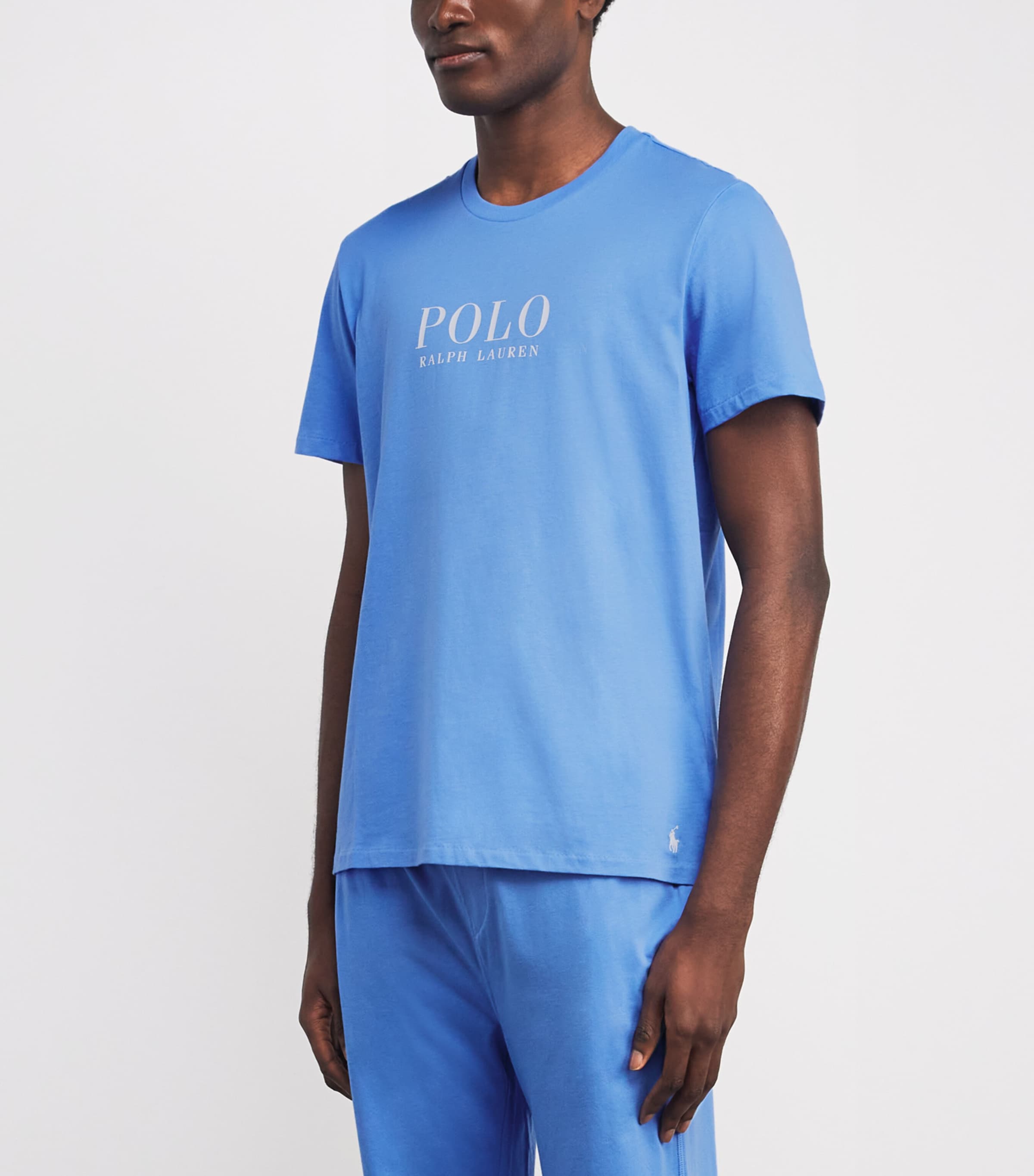 Cotton Pyjama Top HARBOR ISLAND BLUE Image 3