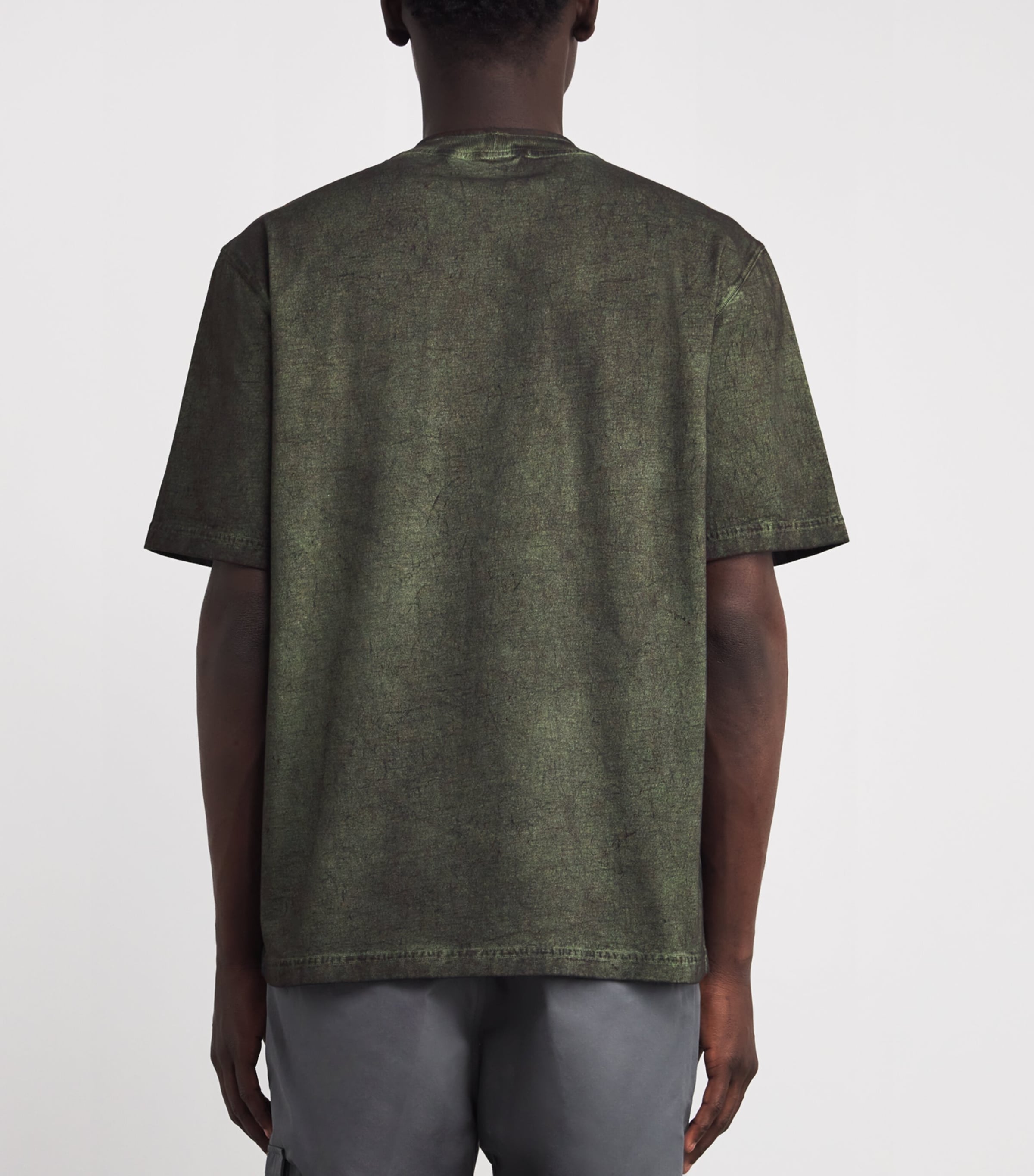 Cotton Faded Logo T-Shirt V0059 Image 4