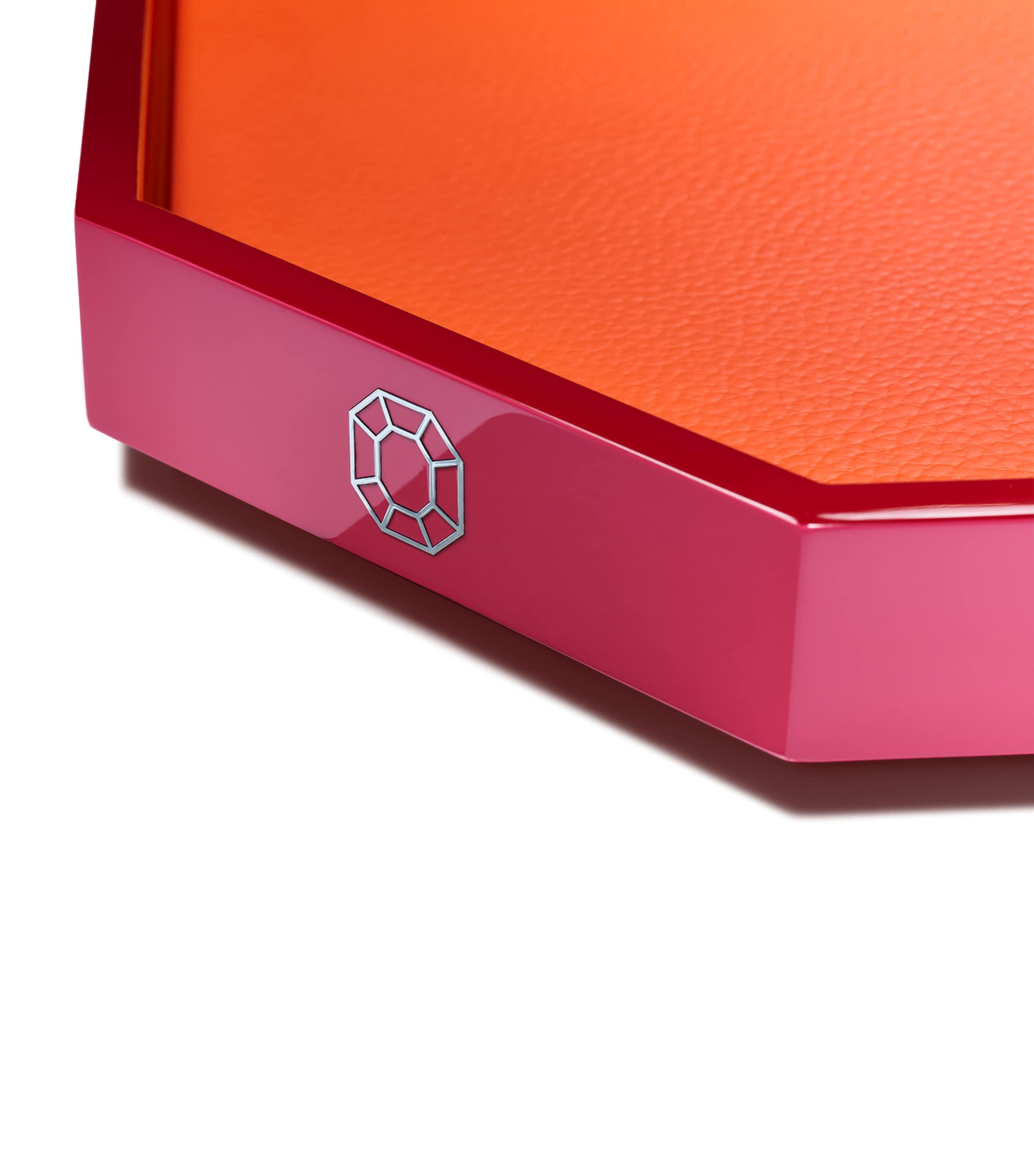 Medium Octogone Tray (46cm x 32cm) CLEAR Image 3