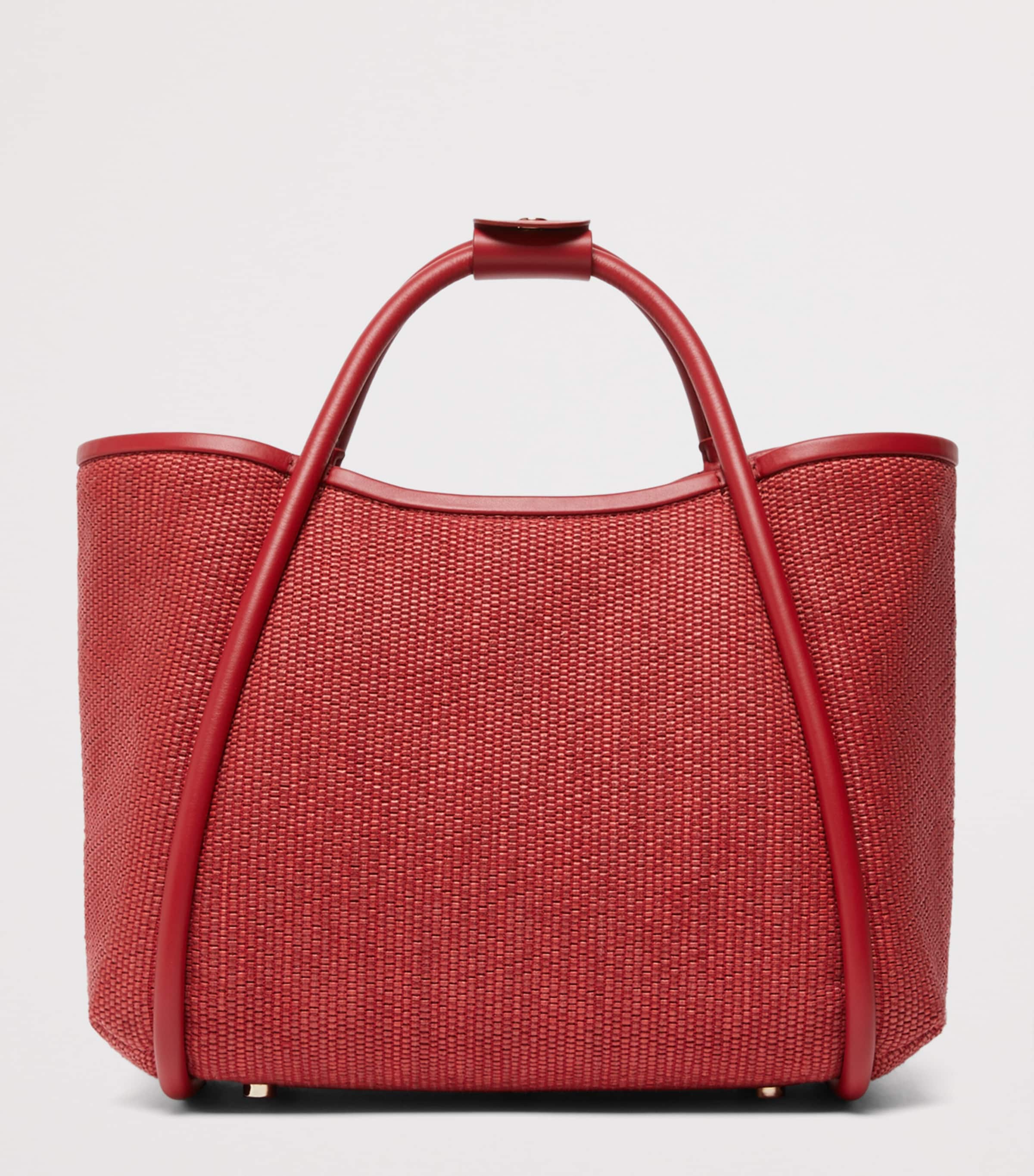 Max Mara Small Marine Top-Handle Bag Red Image 3