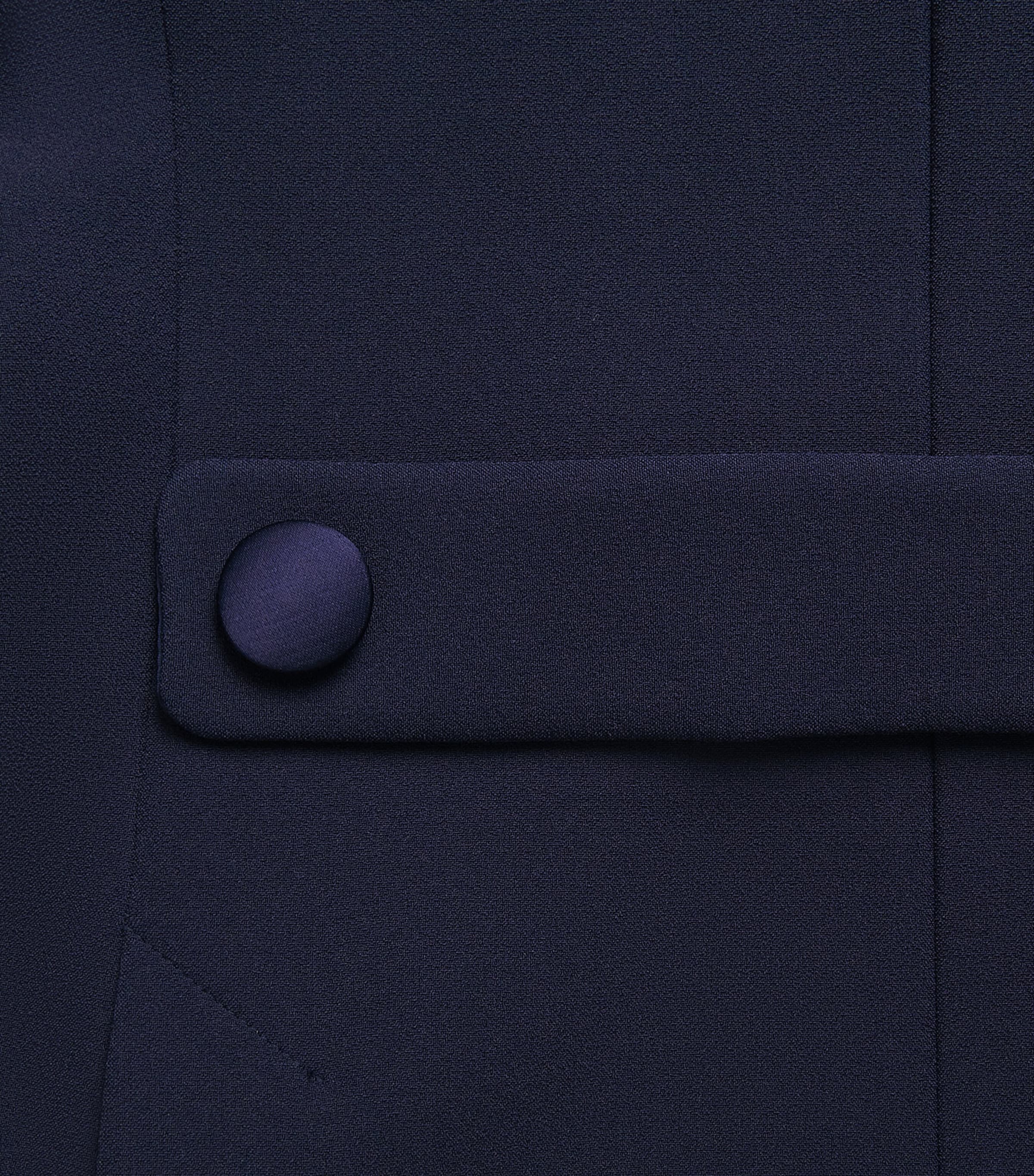 Safiyaa Womens Double-Breasted Blazer Maritime Blue Image 6