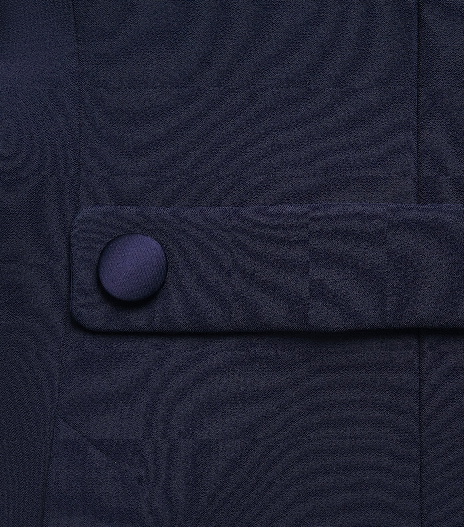 Safiyaa Womens Double-Breasted Blazer Maritime Blue Image 6