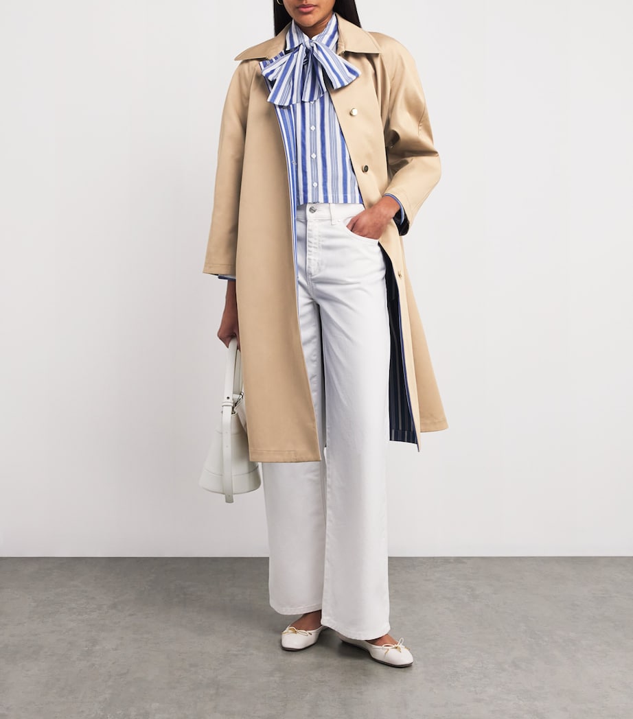 Mid-Length Trench Coat BEIGE Image 2