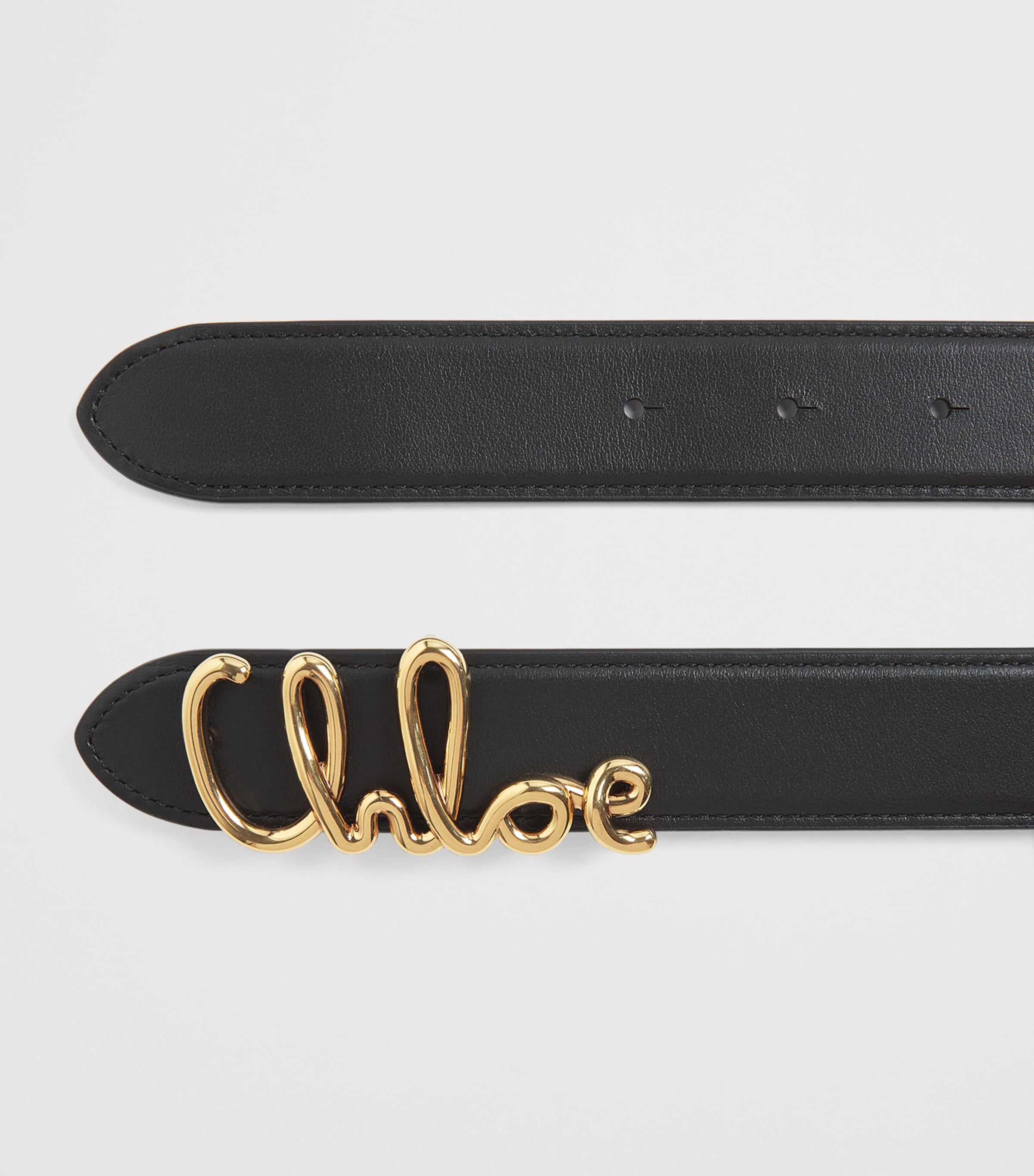 Calfskin Iconic Belt BLACK Image 4