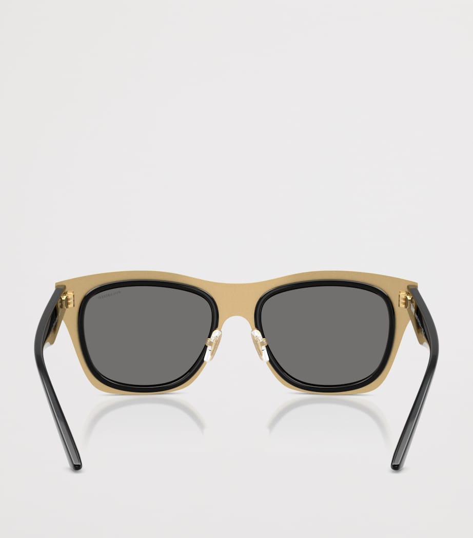 Versace Square Medusa Sunglasses Black Image 4