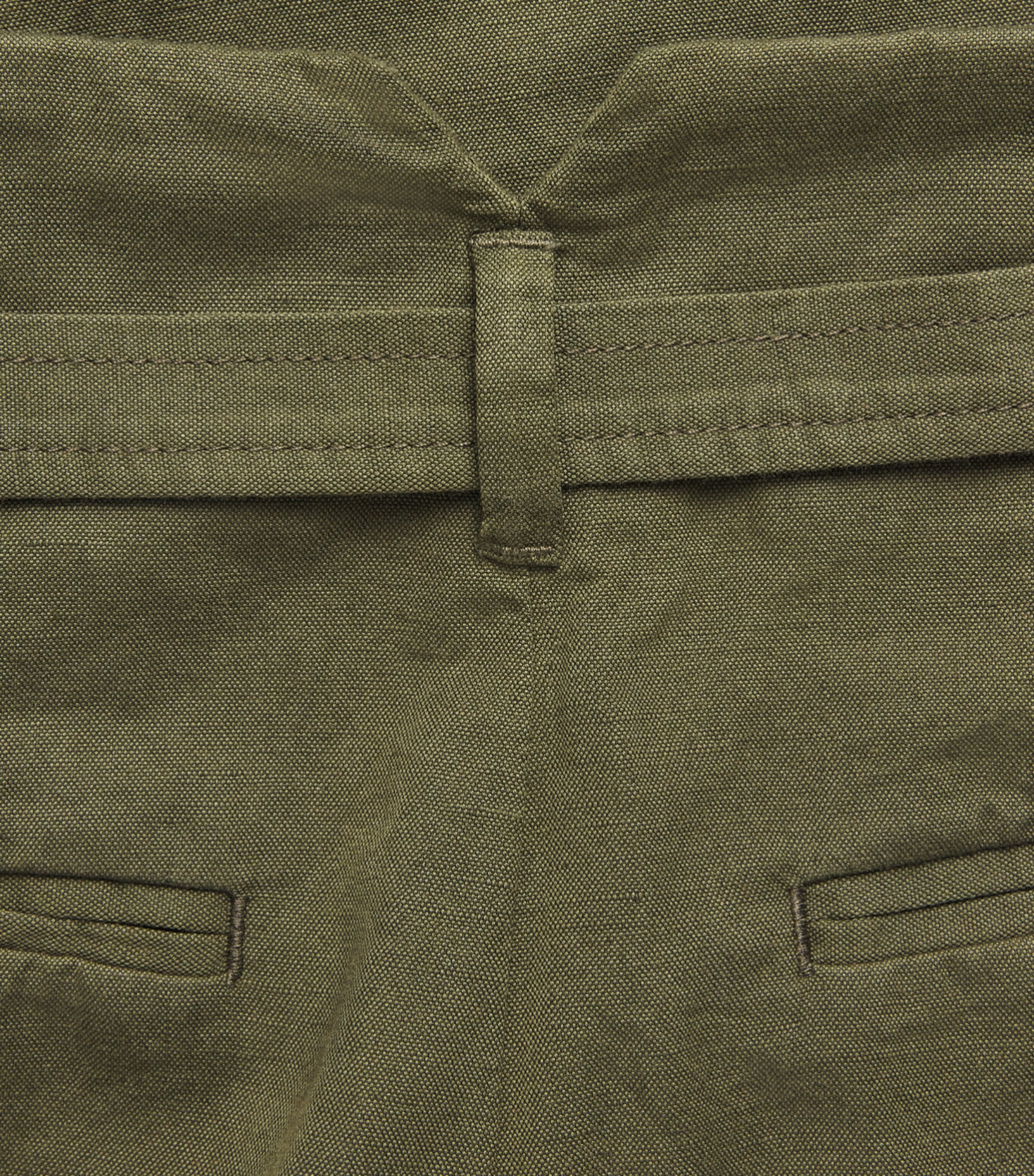 Polo Ralph Lauren Womens Woven Belted Trousers Olive Image 6