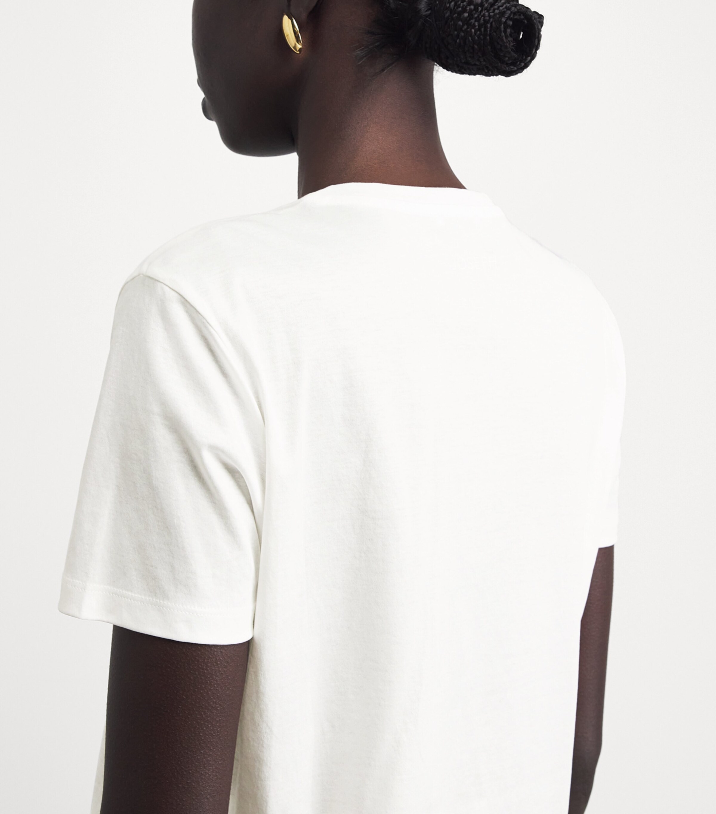Joseph Womens Jersey Livia T-Shirt White Image 3