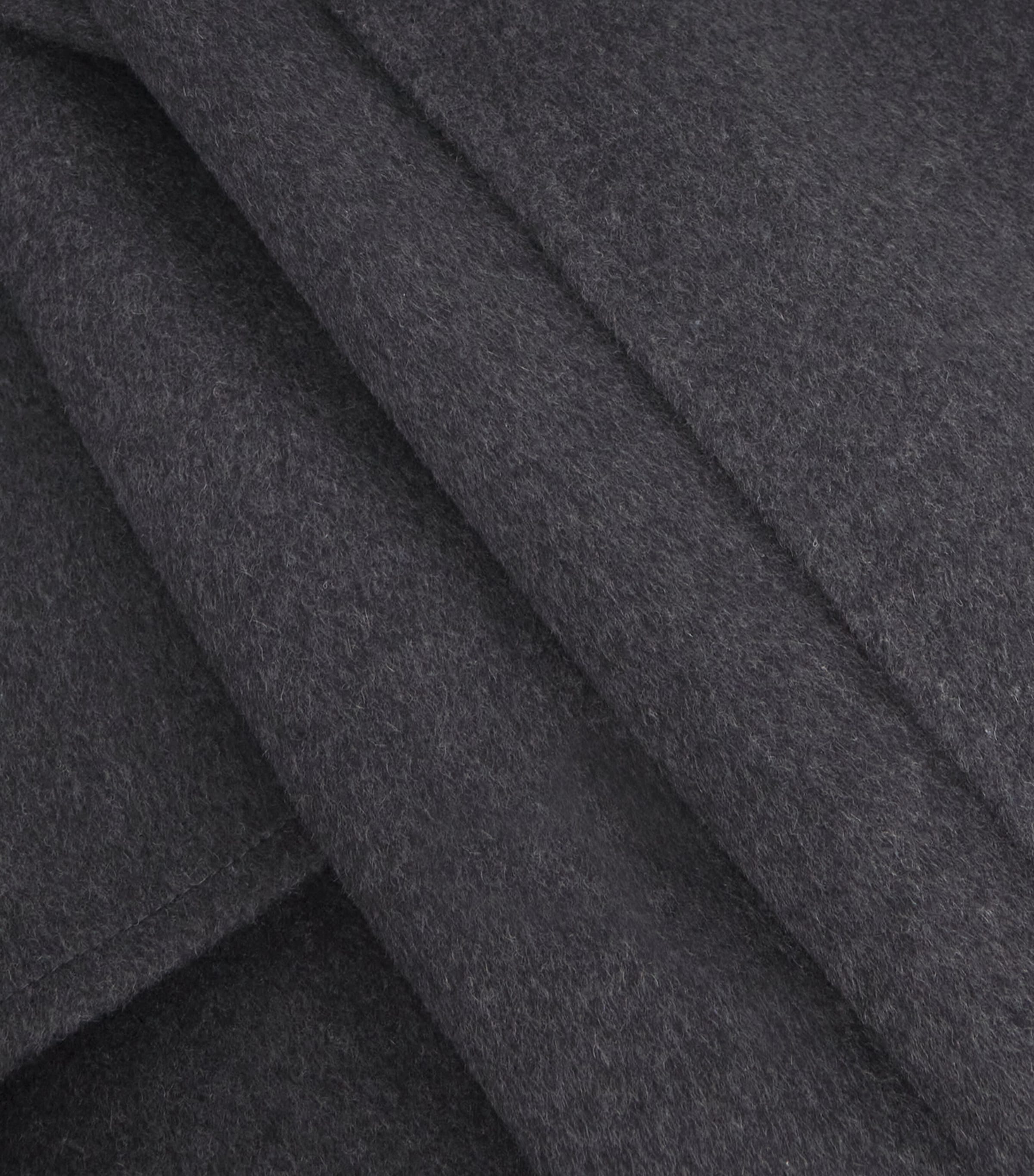 Wool-Blend Connery Coat DARK CHARCOAL Image 5