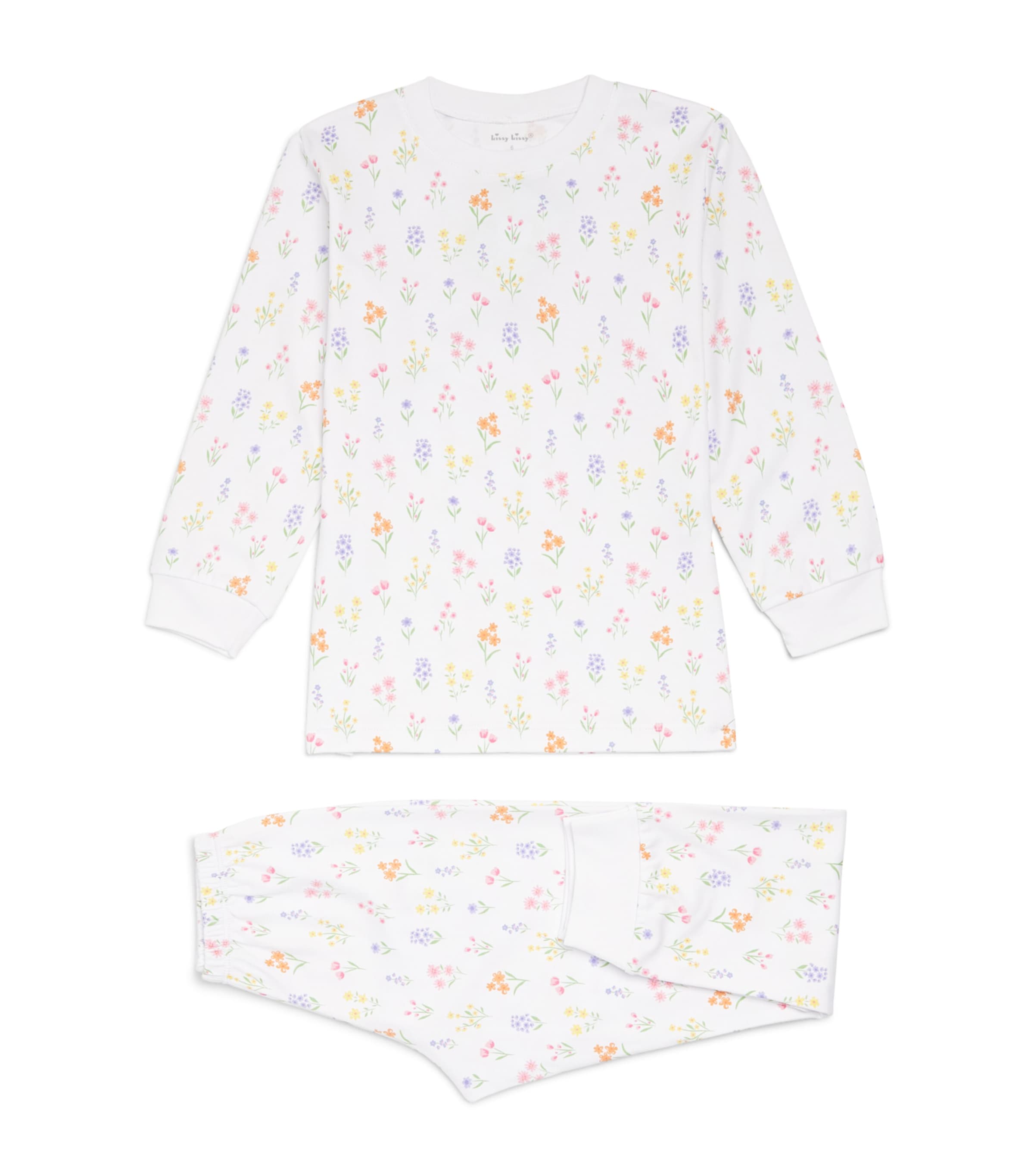 Kissy Kissy Pima Cotton Floral Pyjamas  (2-6 Years) Wldflower Image 1