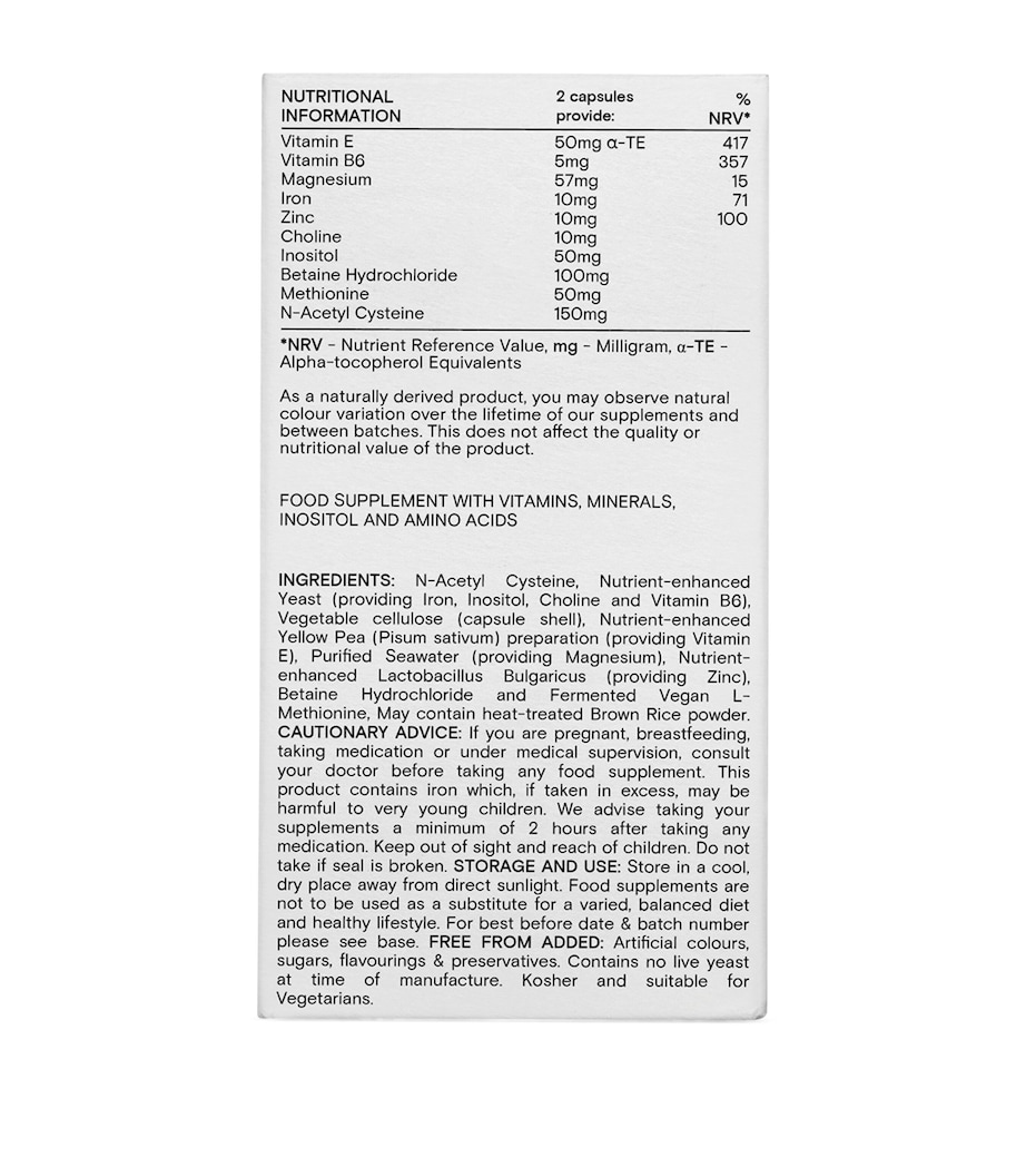 Food-Grown Endo Support (60 Capsules) NO COLOUR Image 2