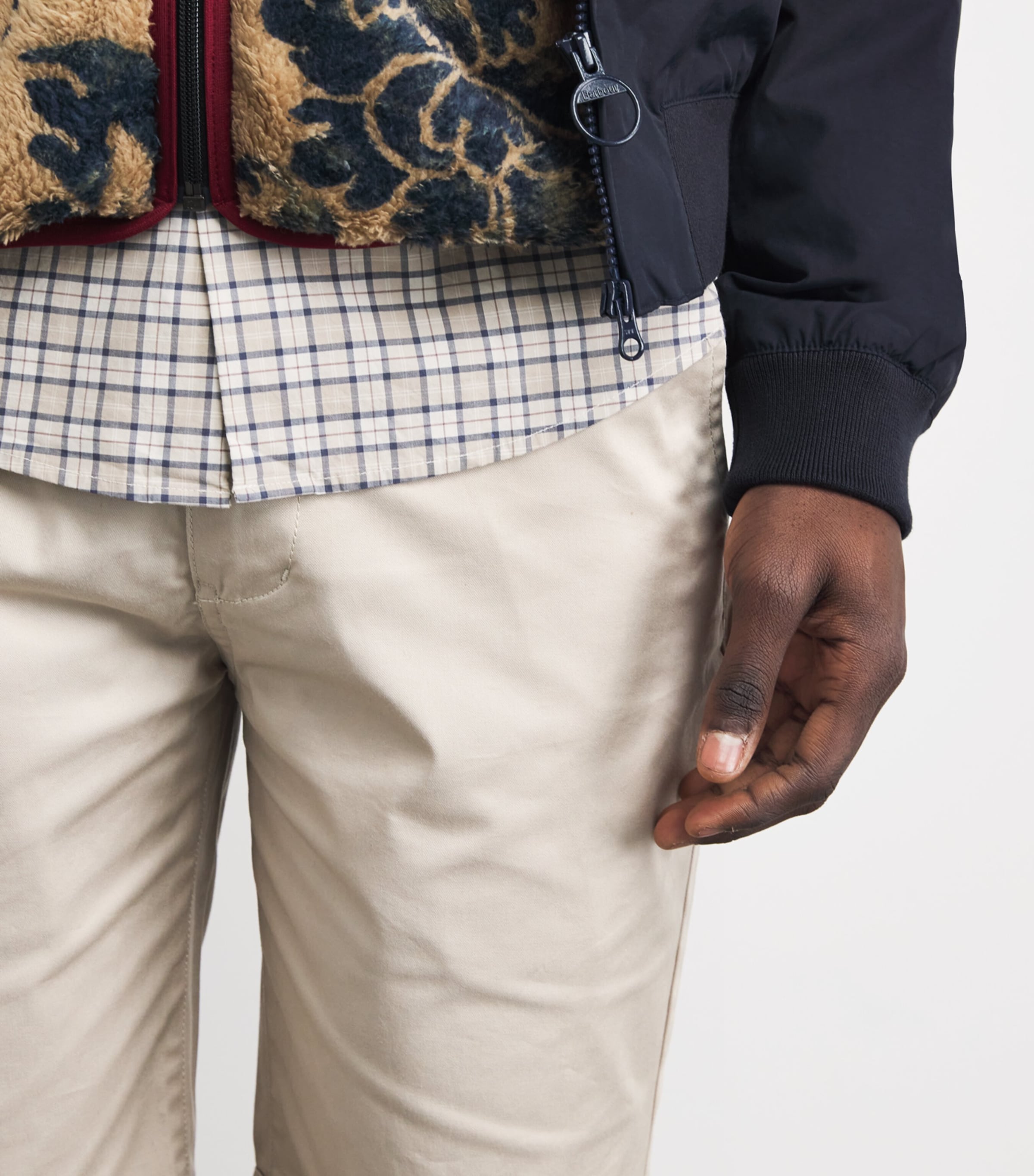 Stretch-Cotton Smart Chino Shorts MISTGY18 Image 6