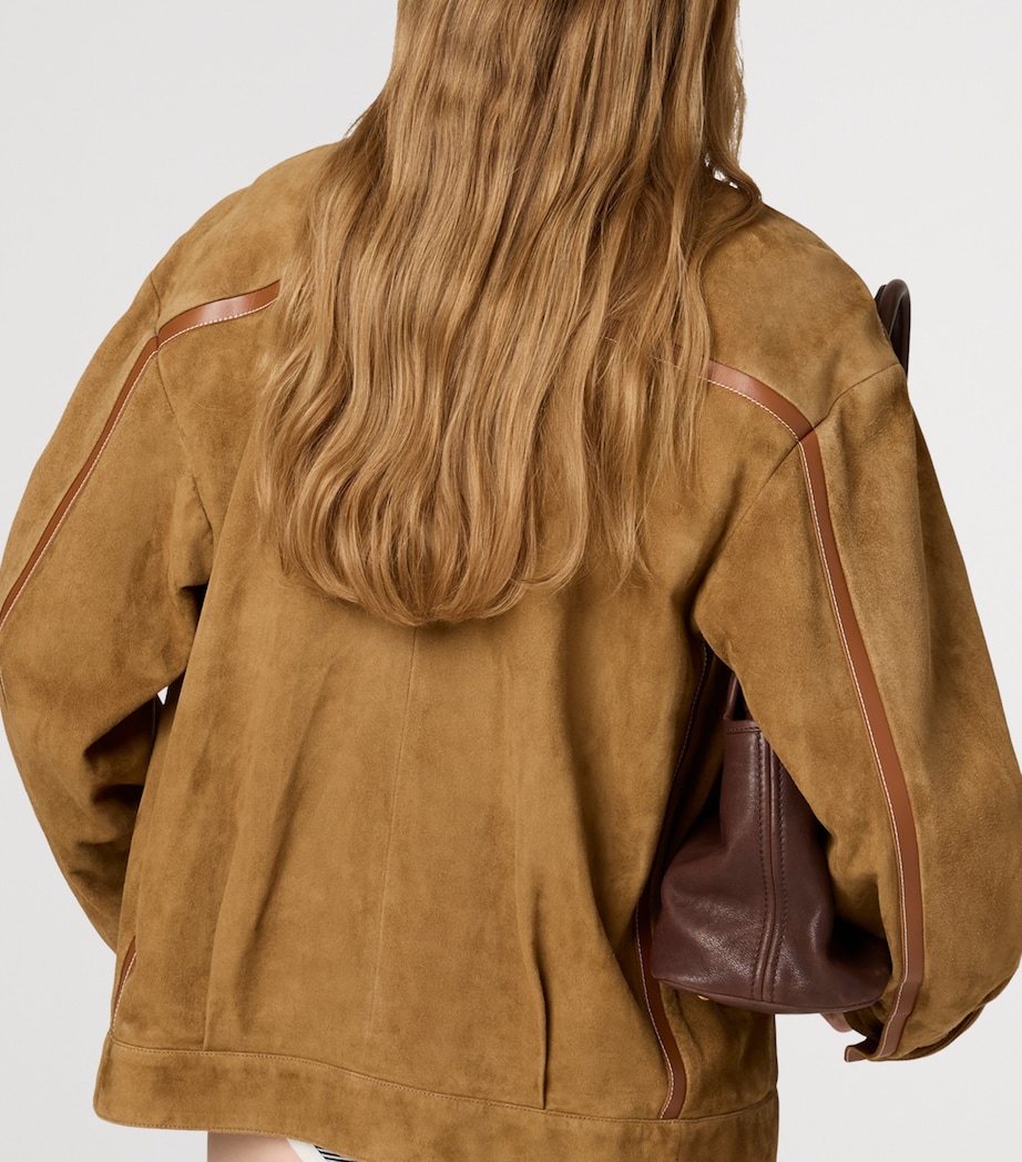 Suede Blouson Jacket F0JRS Image 3