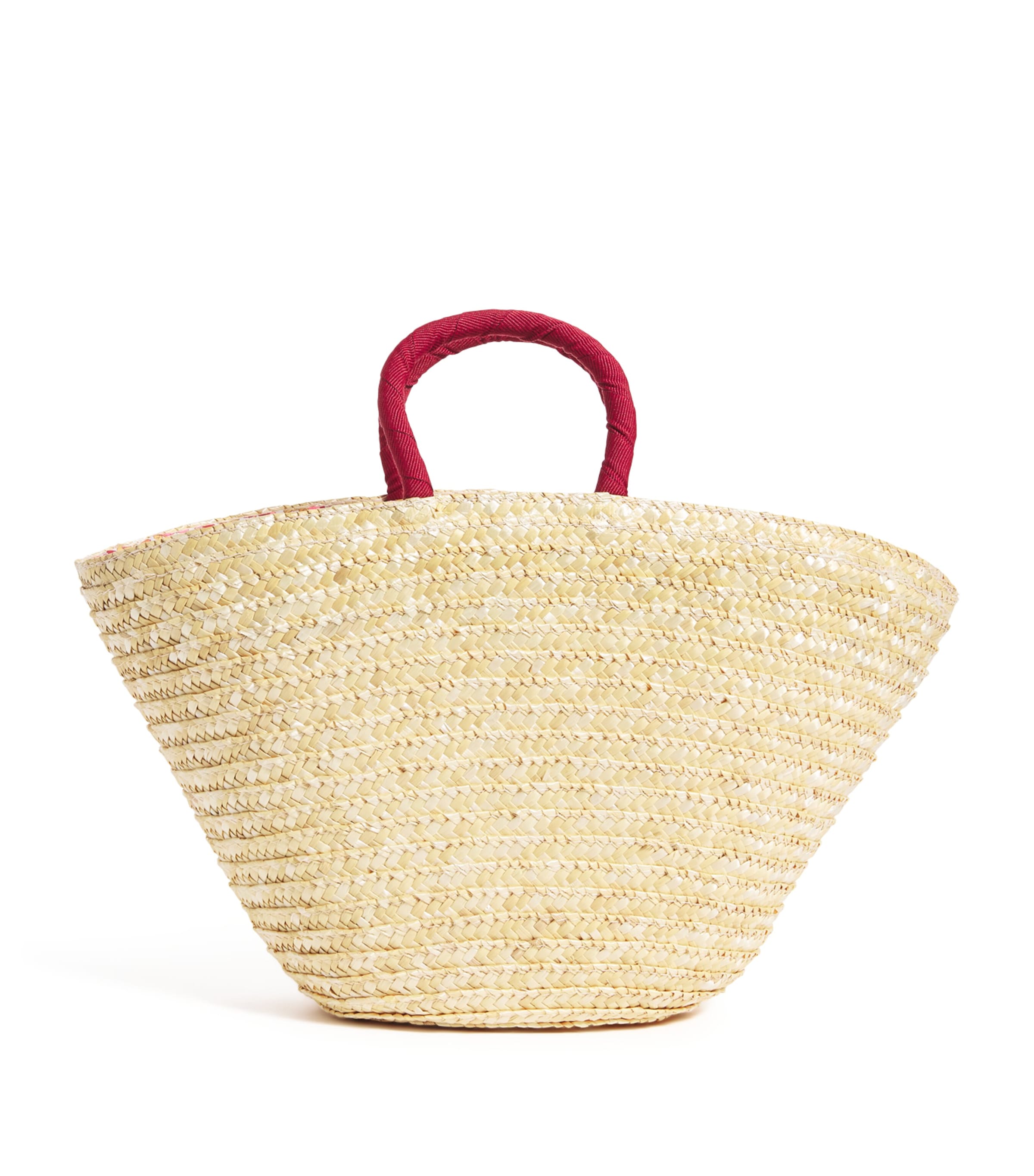 Il Gufo Straw Bucket Bag In Neutral