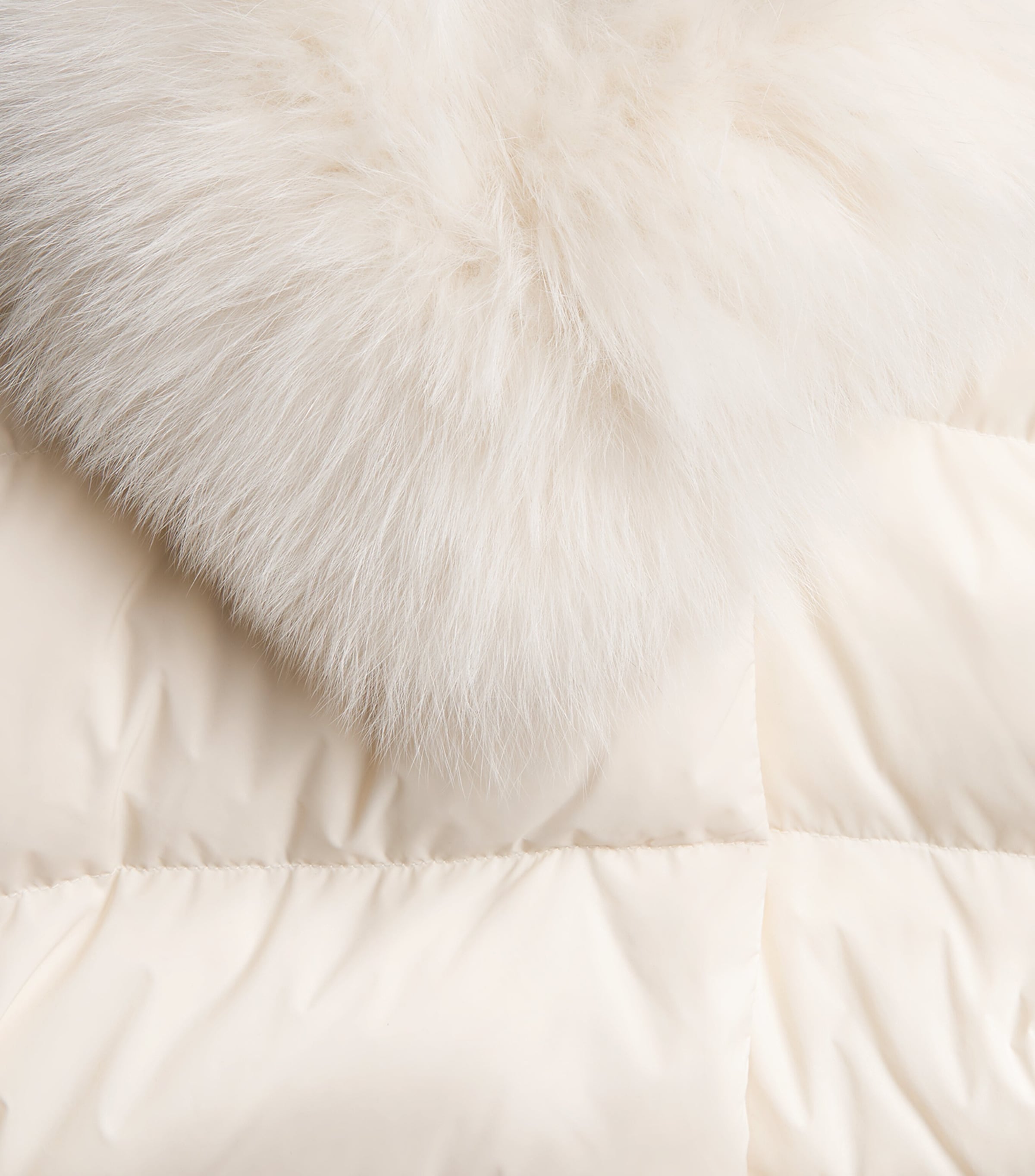 Yves Salomon Enfant Down Fur-Trim Puffer Jacket (6-14 Years) Image 3