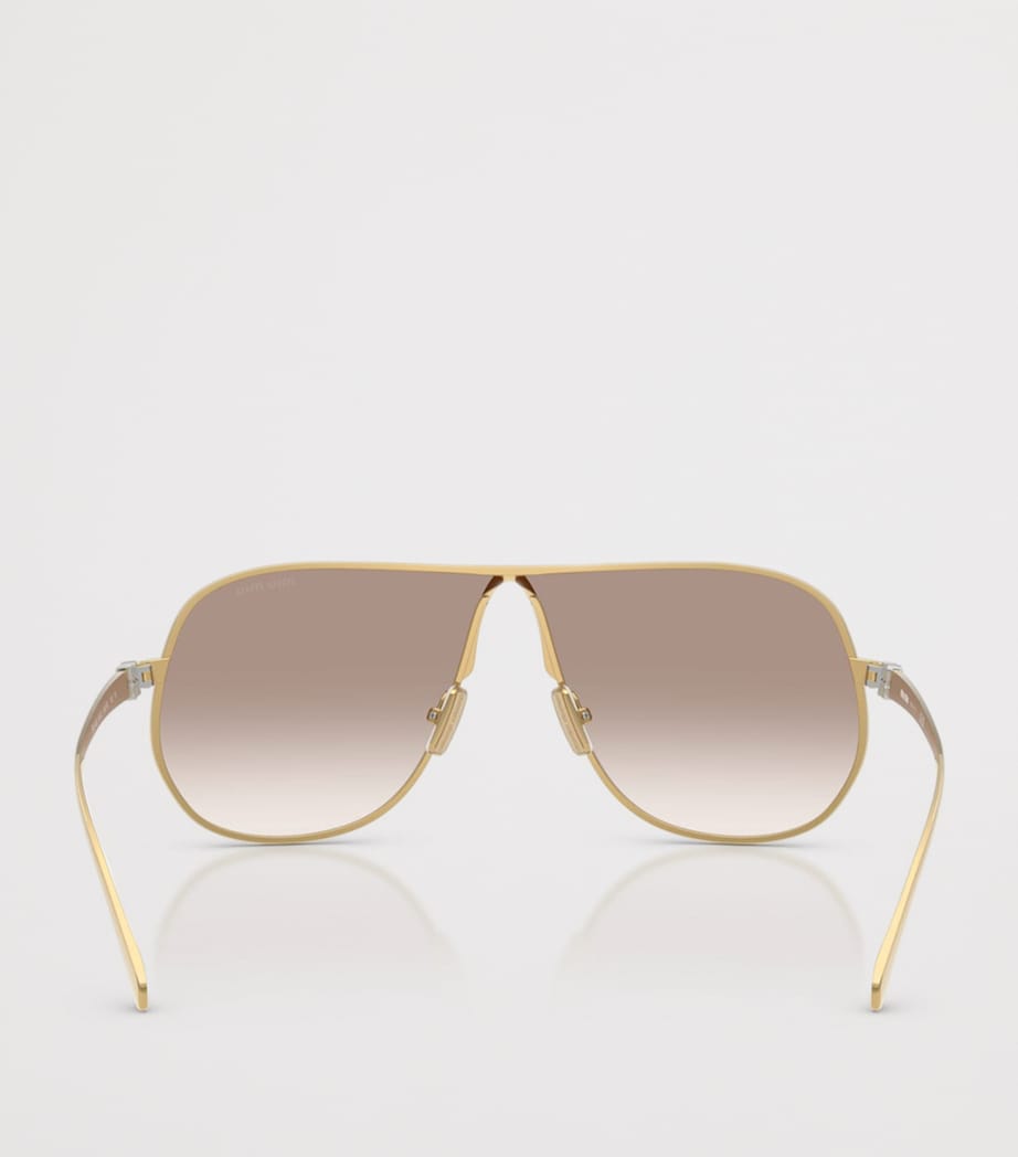 Metal MU AF6S Pilot Sunglasses 5AK90L Image 4