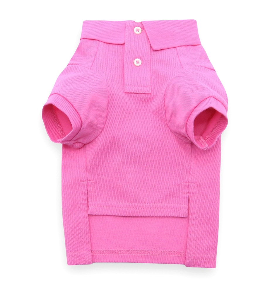 Cotton Polo Bear Dog Shirt (L) BAJA PINK Image 2