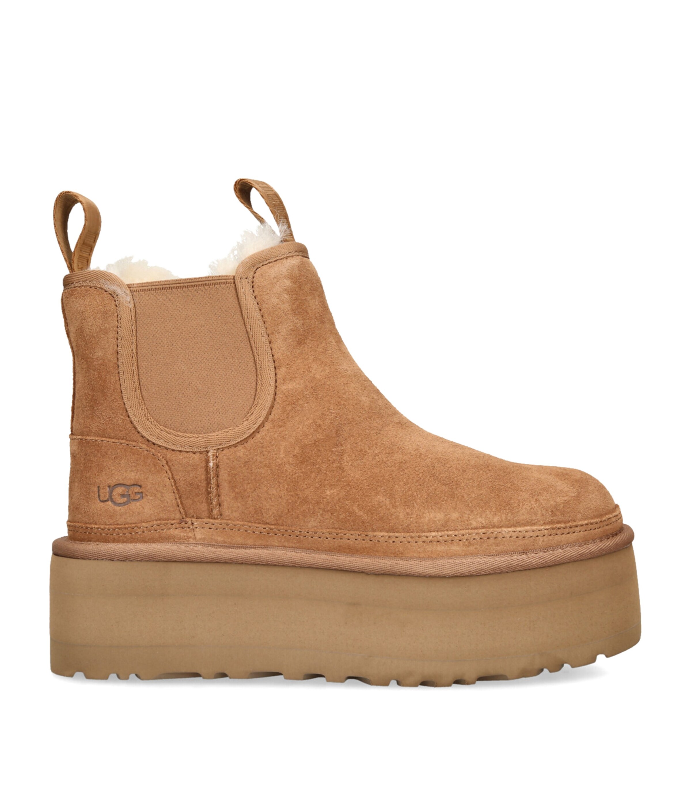 UGG Suede Neumel Chelsea Boots Tan Image 1