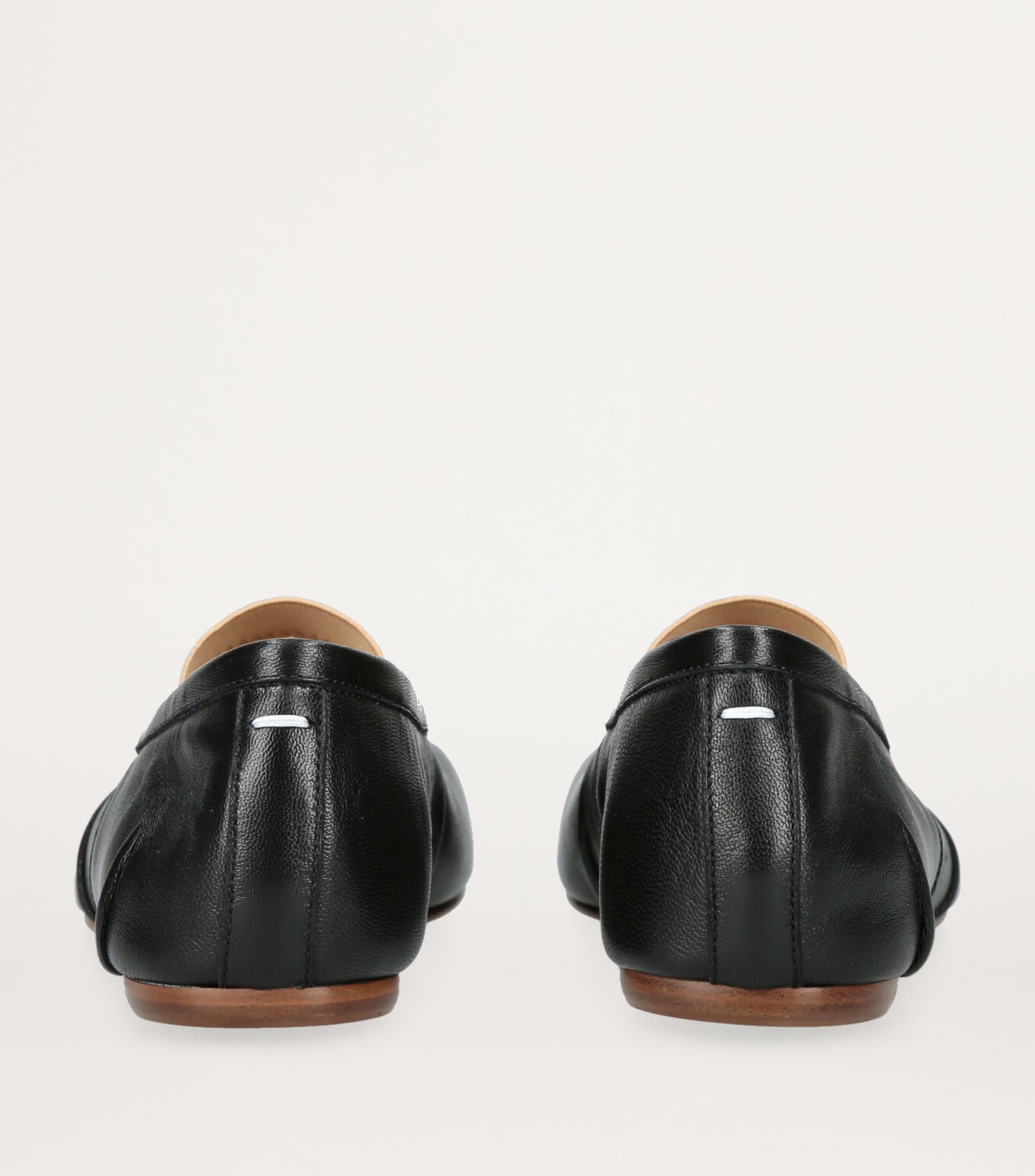 Leather Tabi Ballet Flats BLACK/COMB Image 2