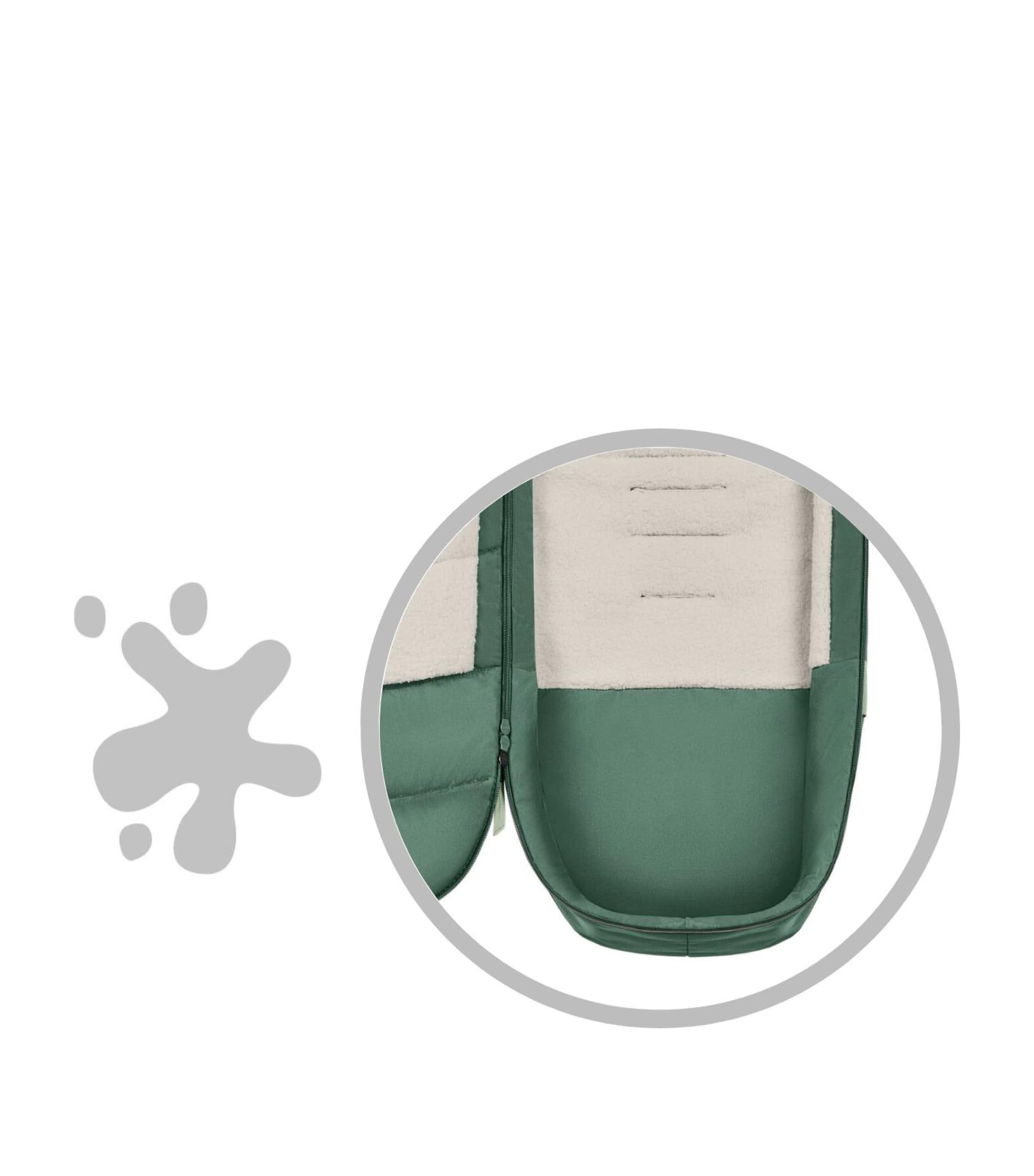 Platinum Footmuff LEAF GREEN Image 4