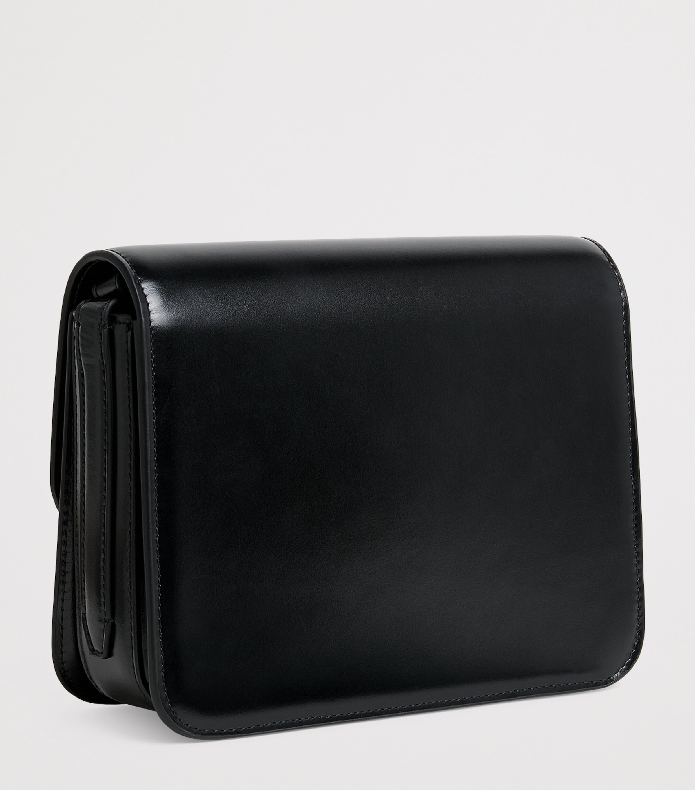 Leather Flap Cross-Body Bag 1010 Image 3