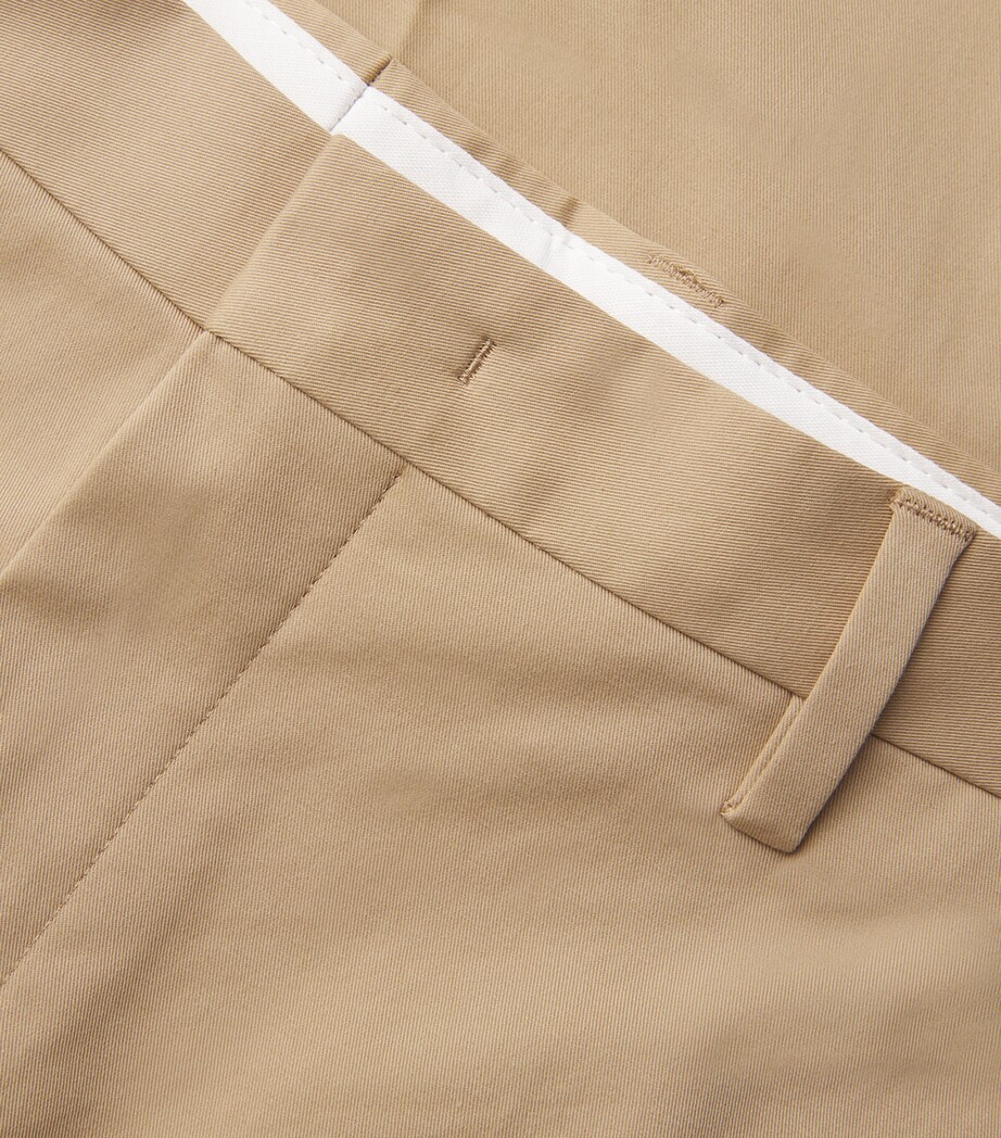 Paul Smith Mens Stretch-Cotton Chinos Beige Image 5