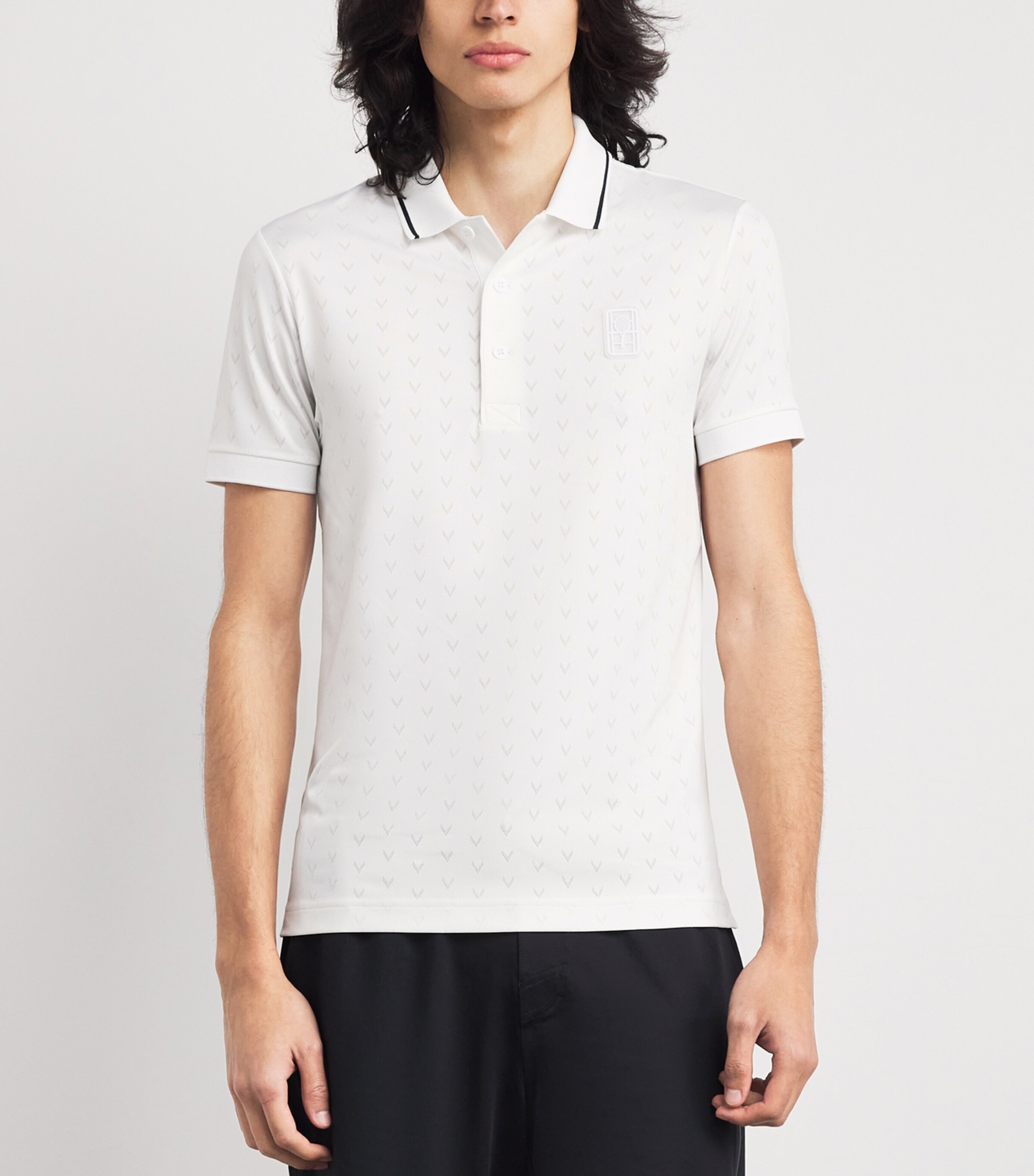 Lacoste Mens Tennis Heritage Ultra-Dry Stretch Polo Shirt White Image 3