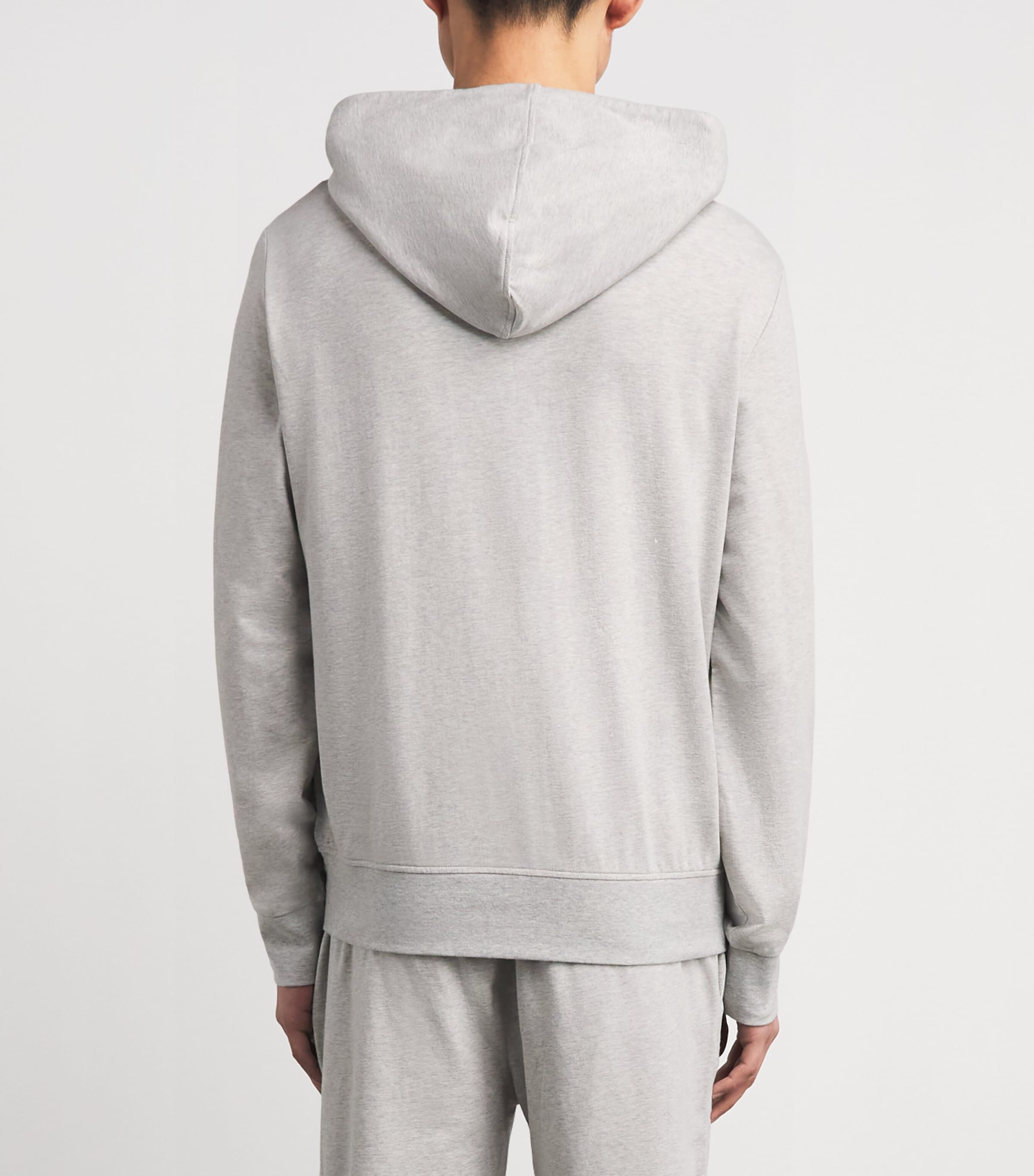 Polo Ralph Lauren Mens Lounge Zip-Up Hoodie Taylor Heather Image 5