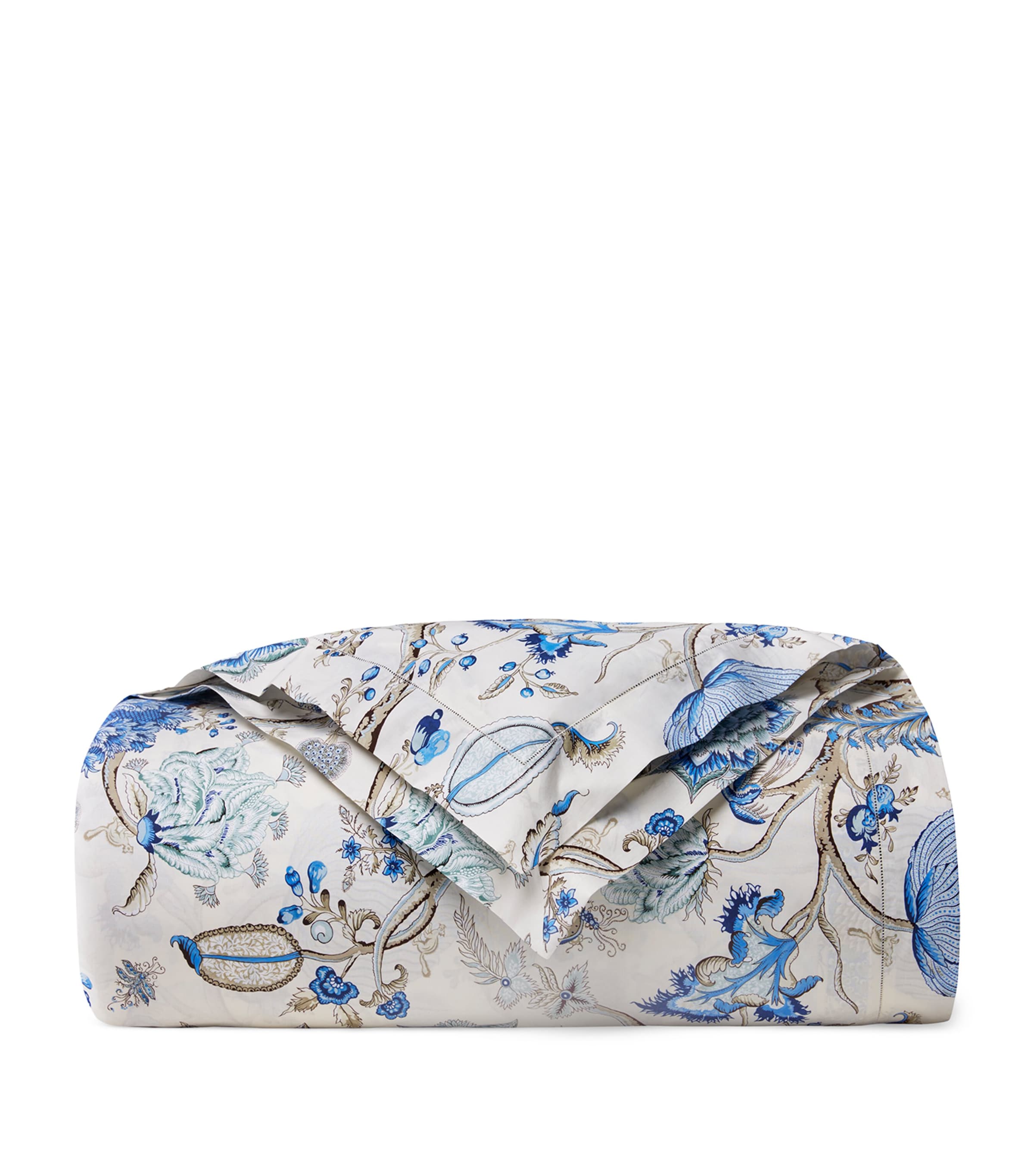 Sferra x Scalamandré Cotton Pondicherry Super King Duvet Cover (260cm x 220cm) | Bedding | Bed Linens & Sets | Duvet Covers | Designers | Sferra | Bedroom