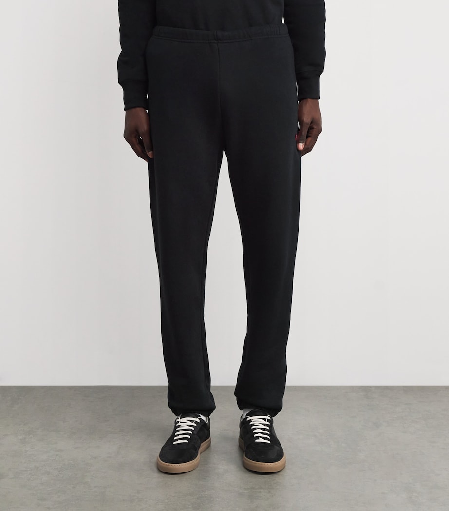 Cotton-Blend Logo Sweatpants POLO BLACK Image 3