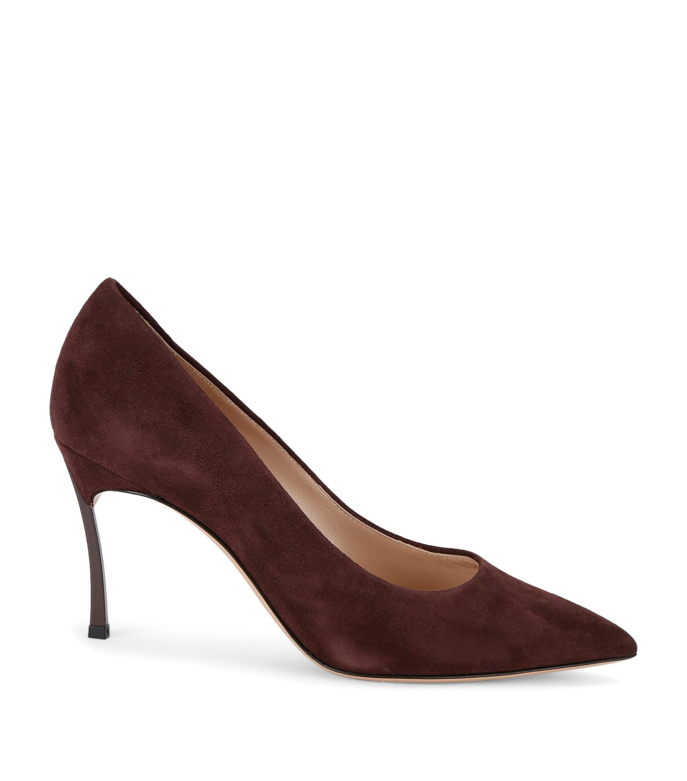 Casadei Suede Blade Pumps 80 In Brown