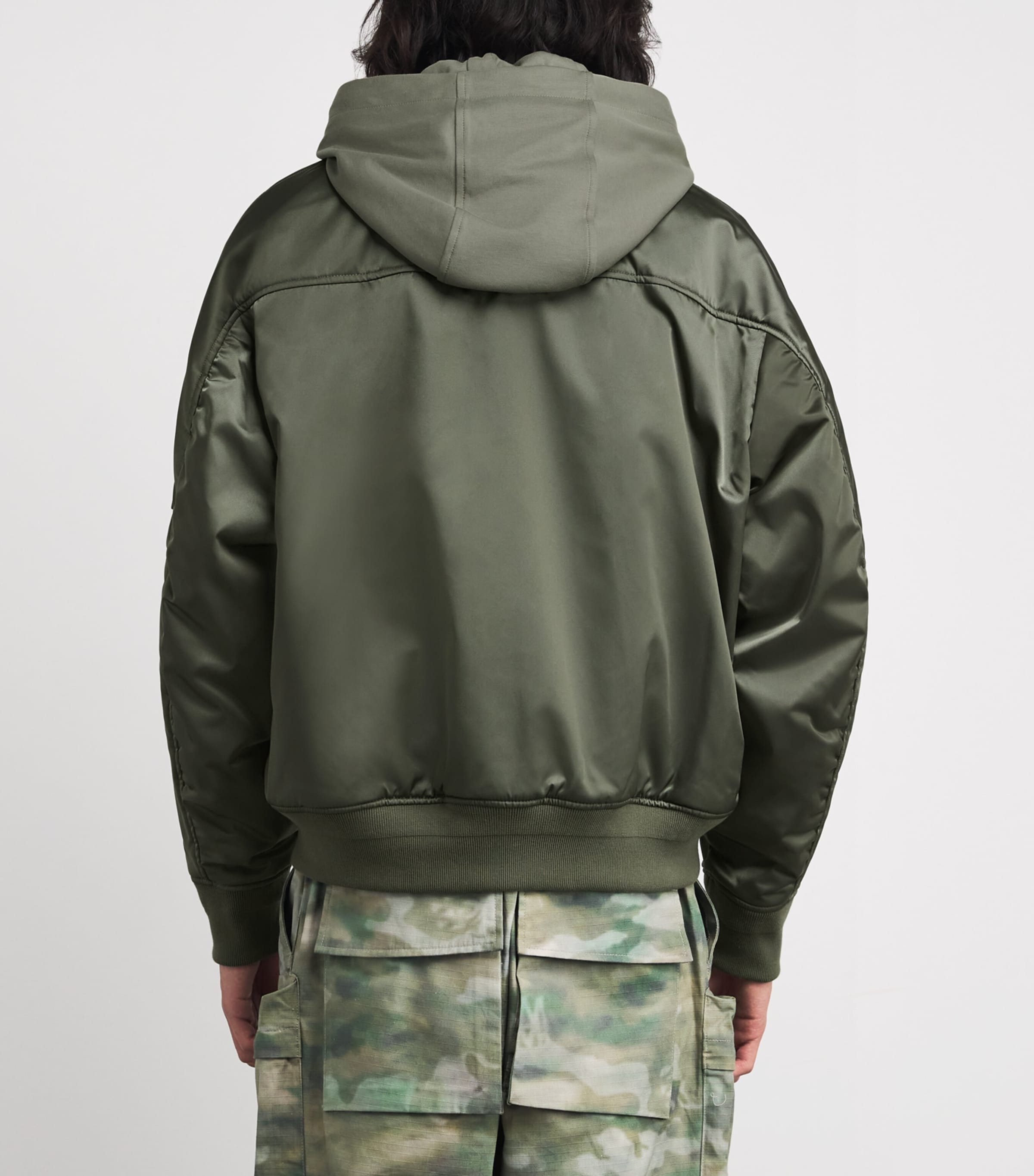 Detachable Membrane Bomber Jacket 1883 ARTICHOKE Image 4