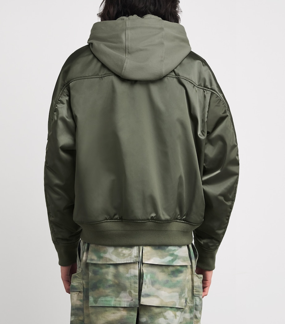 Detachable Membrane Bomber Jacket 1883 ARTICHOKE Image 4