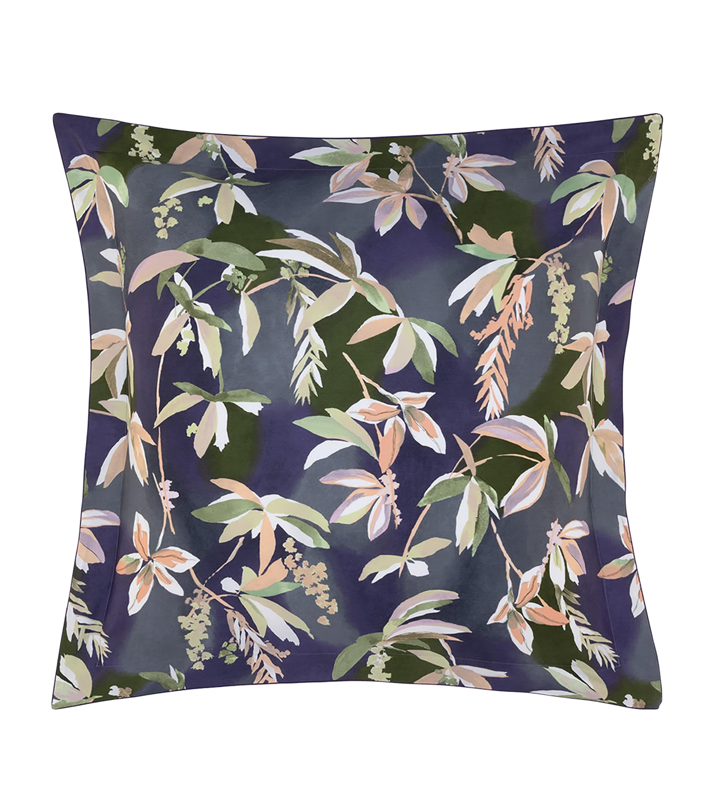 Yves Delorme Brume Square Oxford Pillowcase In Blue