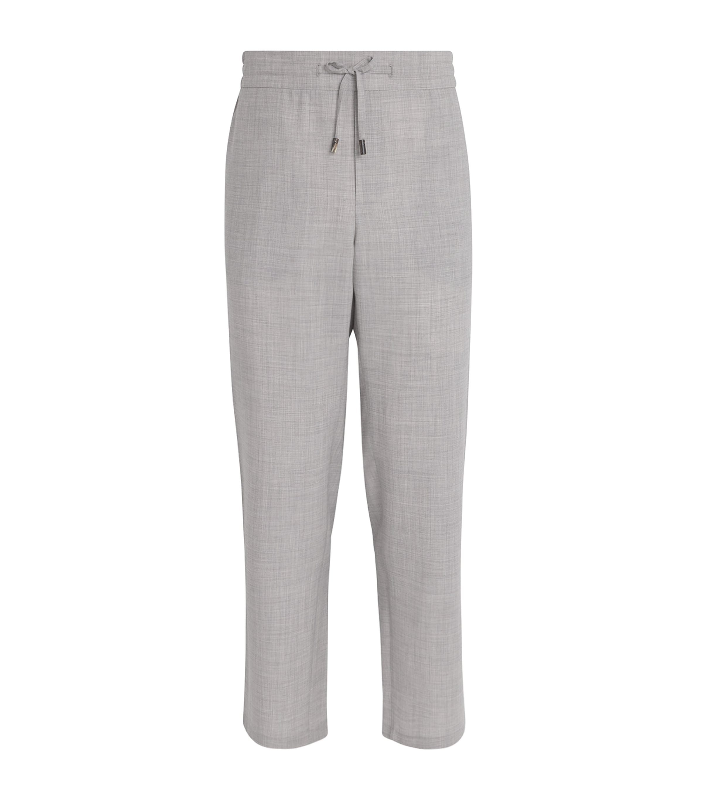 Colombo Cashmere Fleece Trousers In Gray