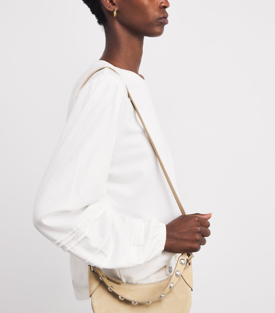 Cotton-Blend Cyrano Blouse WHITE Image 6