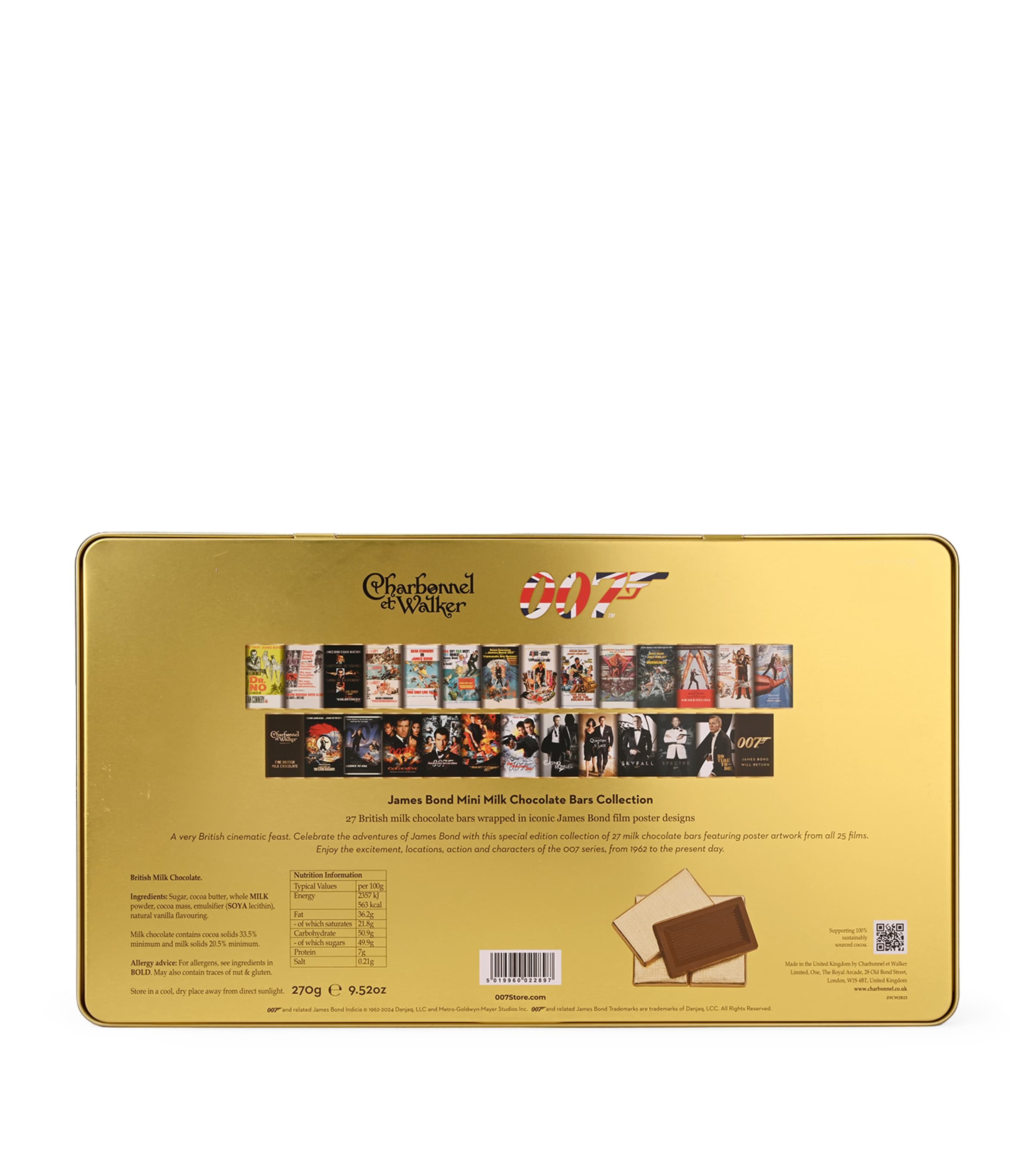 James Bond Mini Chocolate Bar Selection (270g) NO COLOUR Image 6