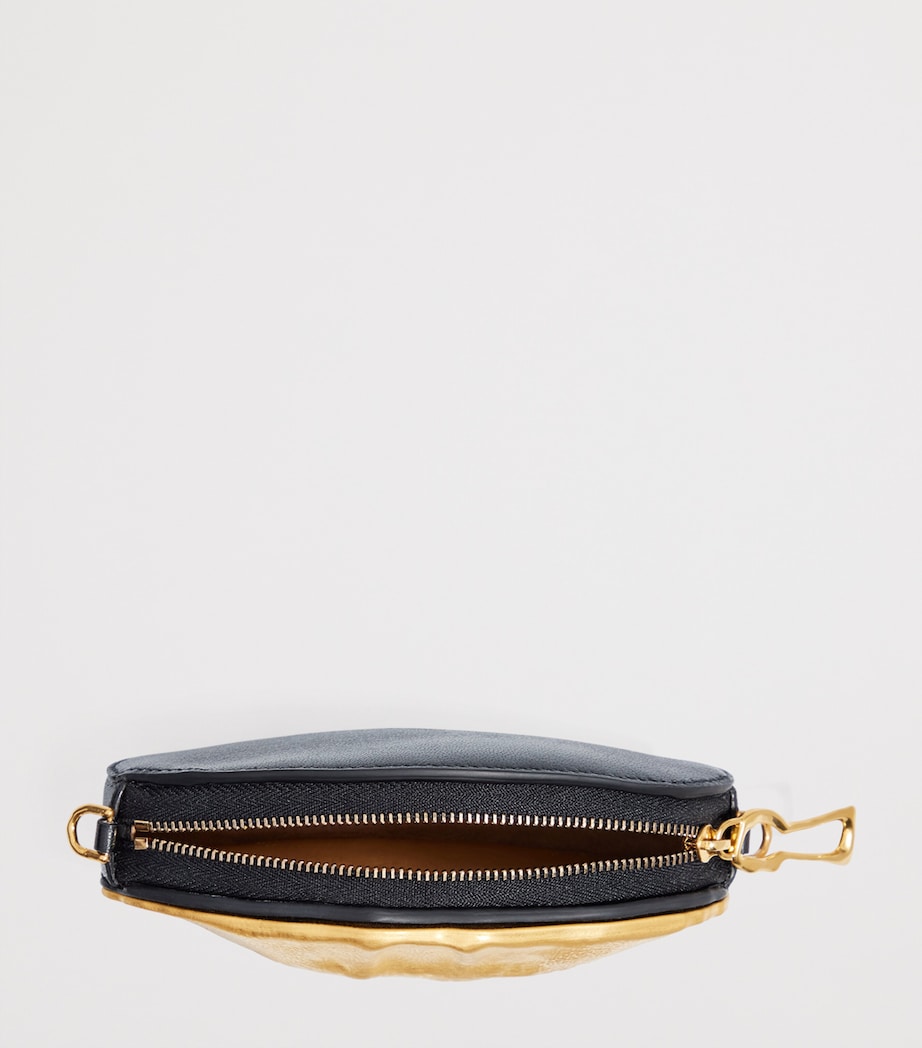 Mini Mouth Clutch Bag 023 GOLD/BLACK Image 4