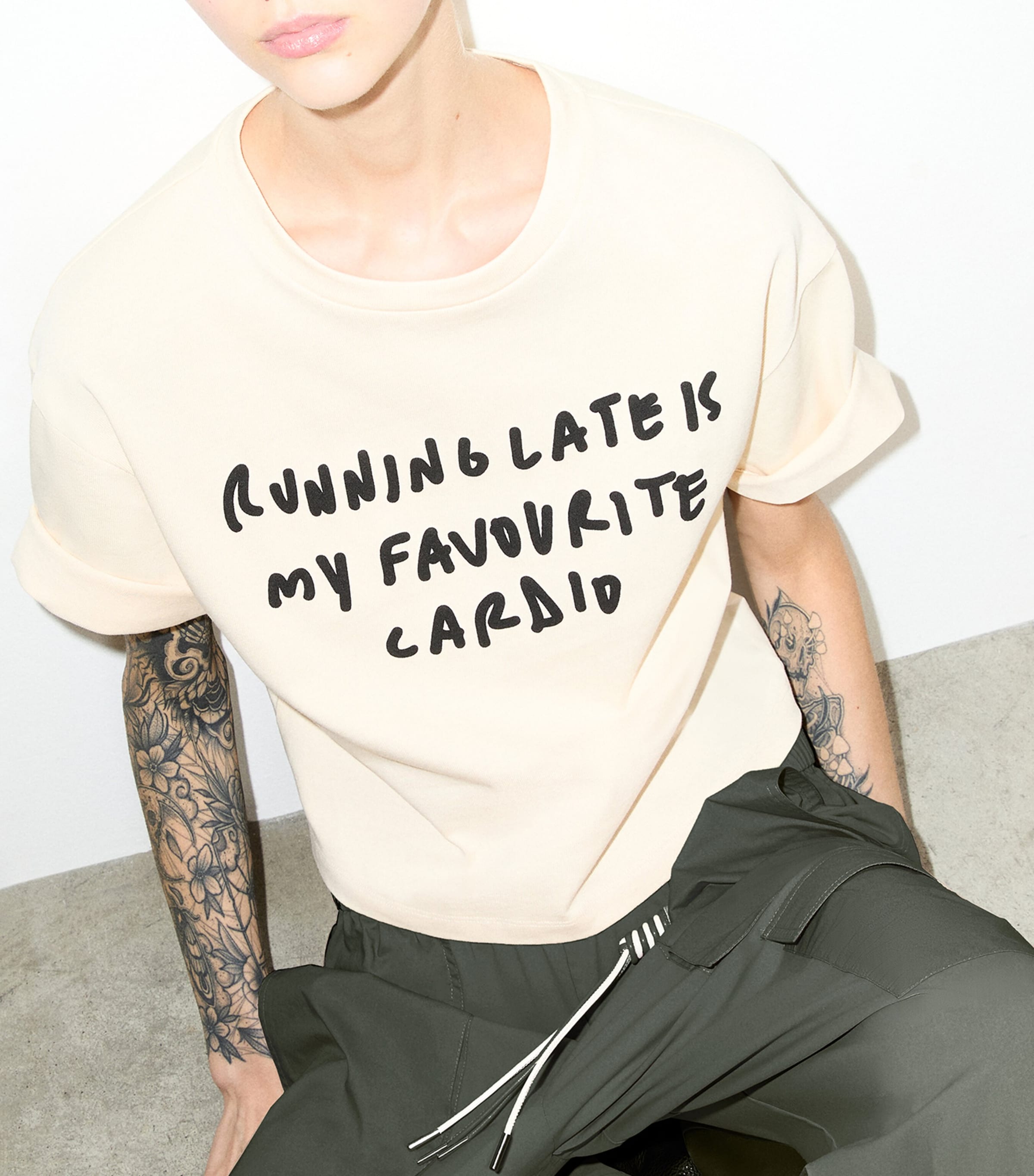 MAX&Co. Womens x Pietro Terzini Printed T-Shirt Milk Image 5