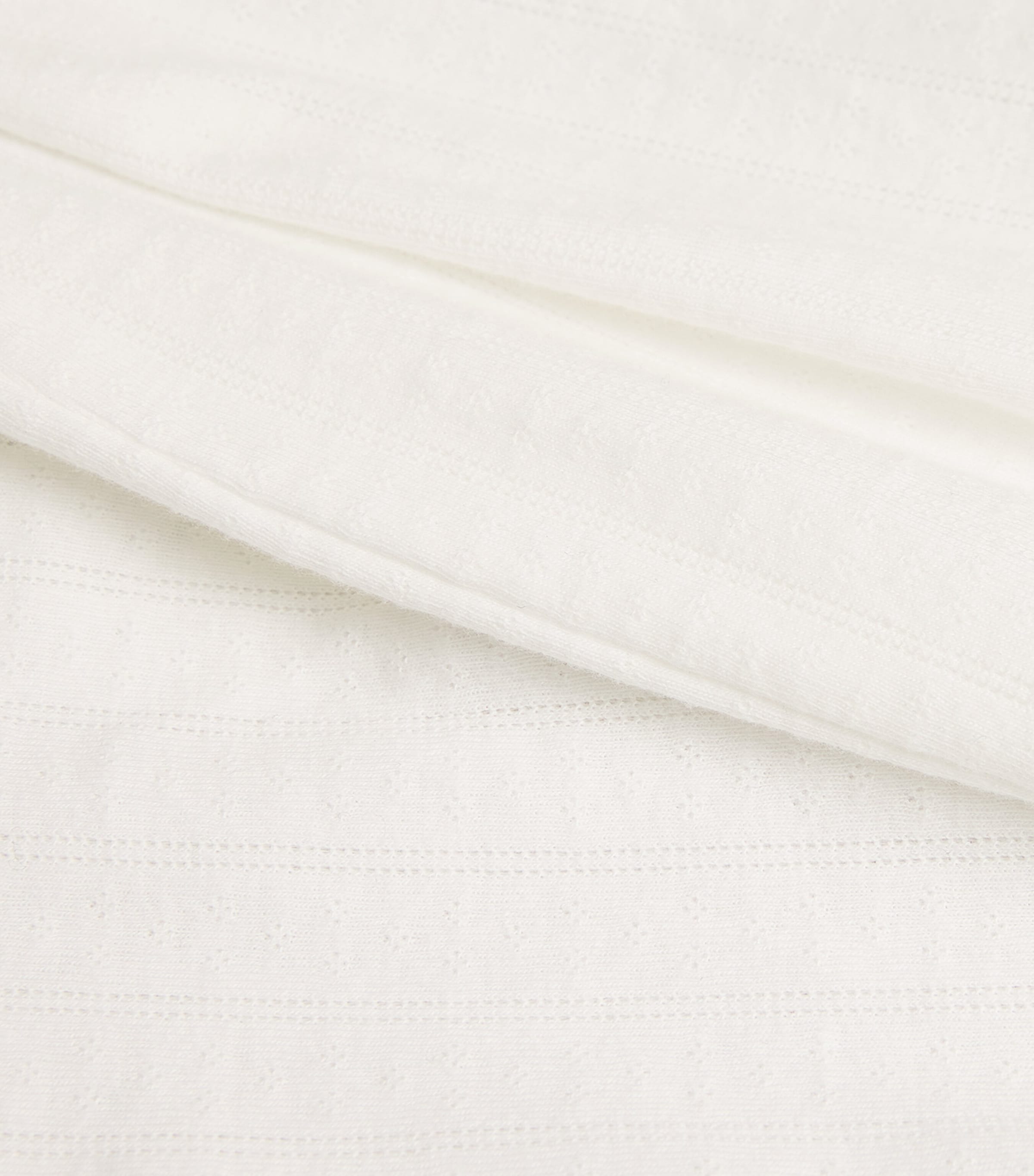 Cotton Pointelle Lounge Trousers WHITE Image 5