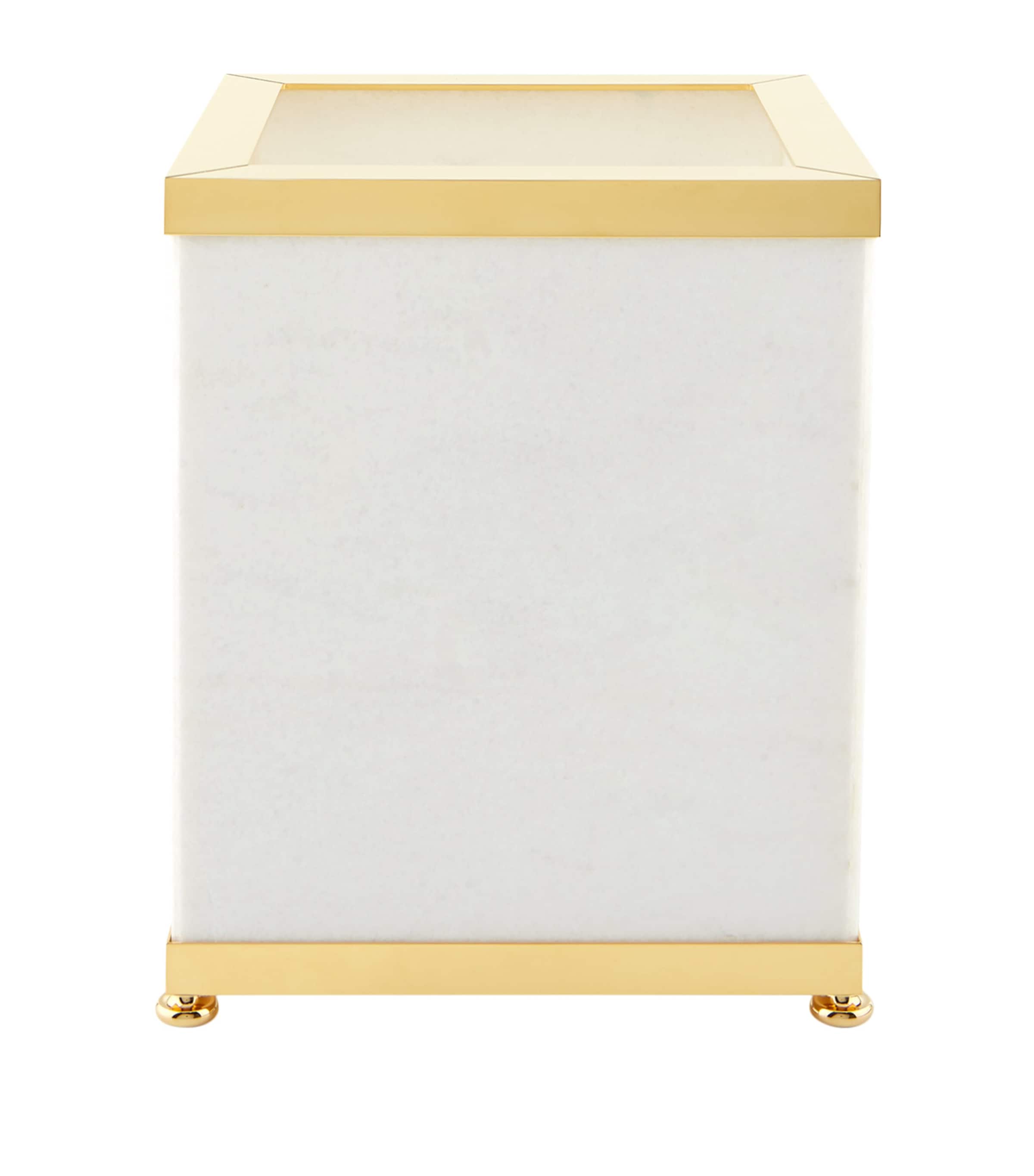 White Marble Bin WHITE Image 1