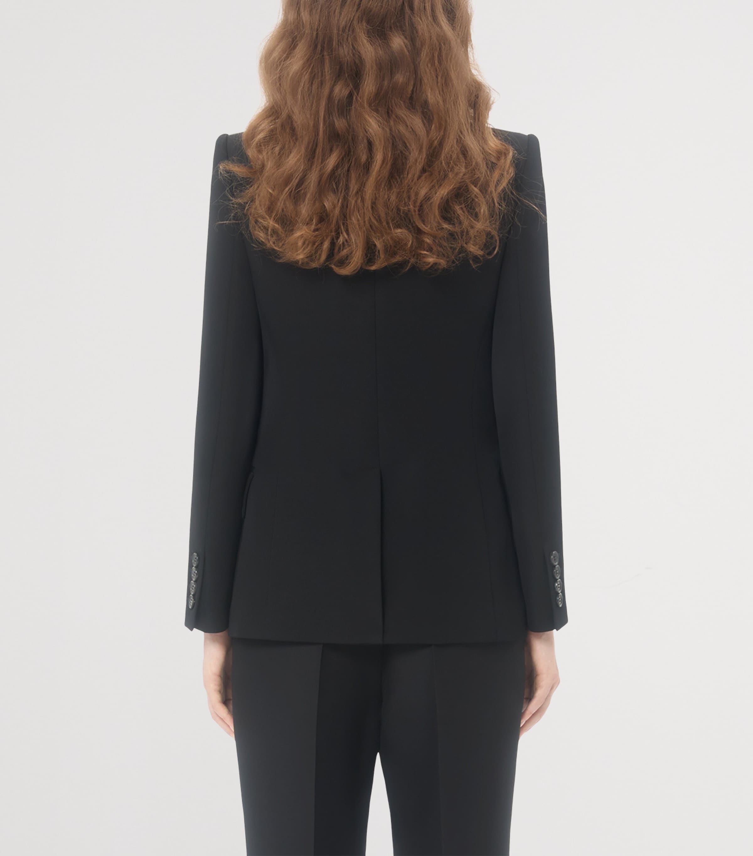 Virgin Wool-Silk Blazer 0NA Image 4