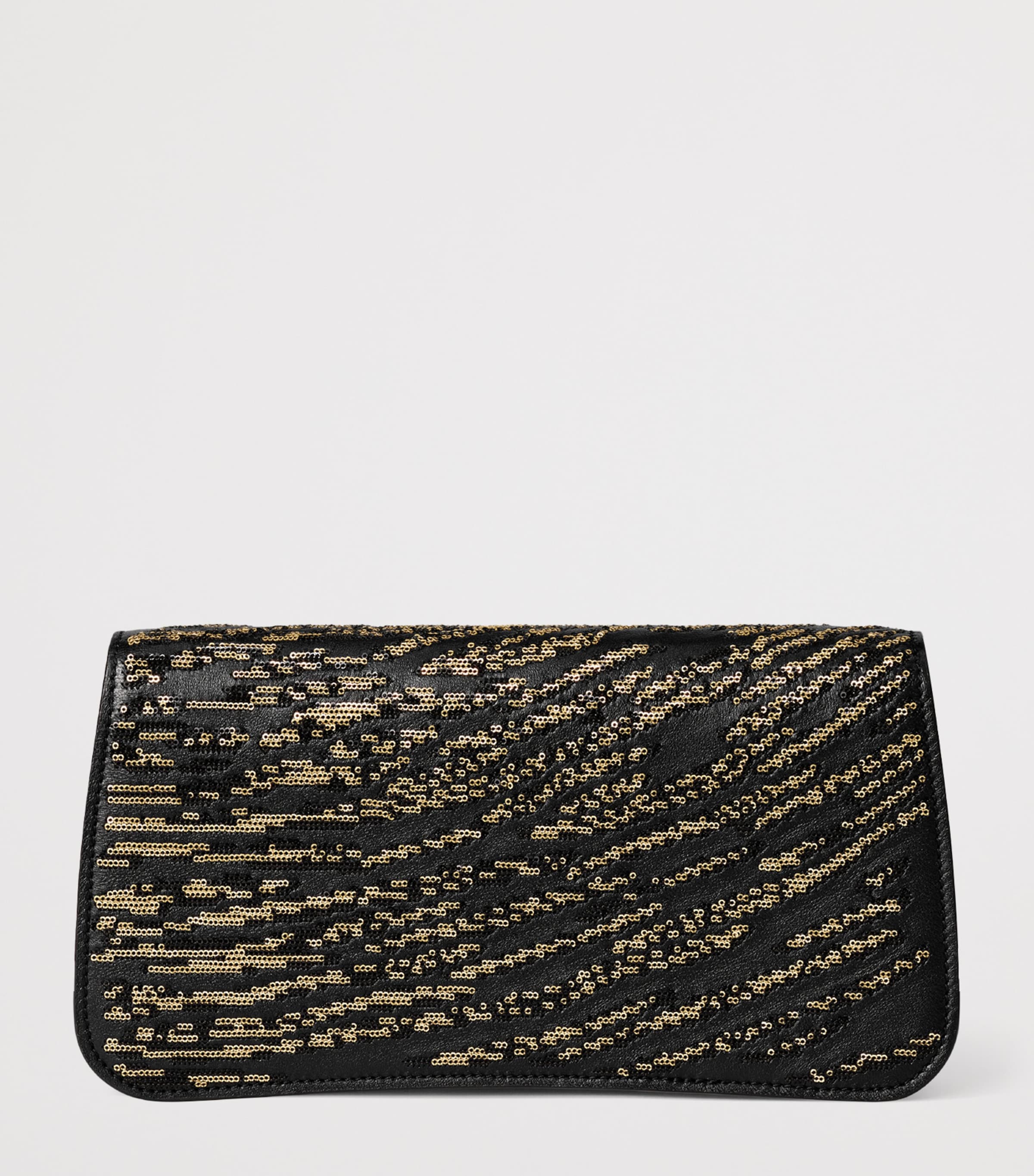 Cartier Mini Sequinned Panthère C de Cartier Chain Bag Black Image 5