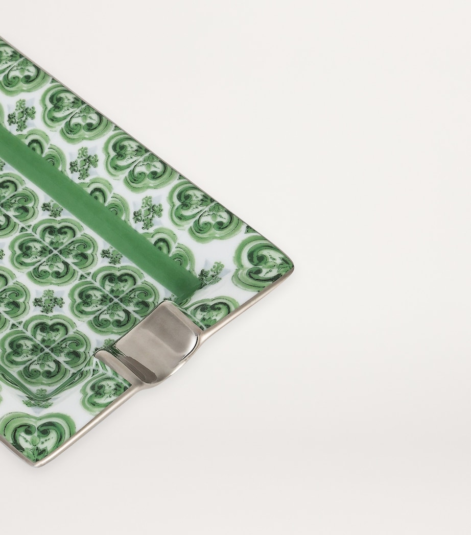 Verde Maiolica Ashtray UV001-VERDE MAIOLICA Image 4