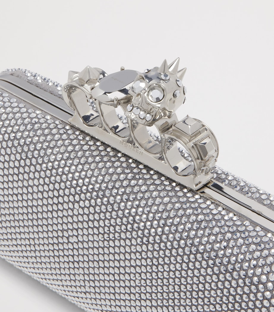McQueen Skull Four-Ring Clutch Bag Image 6