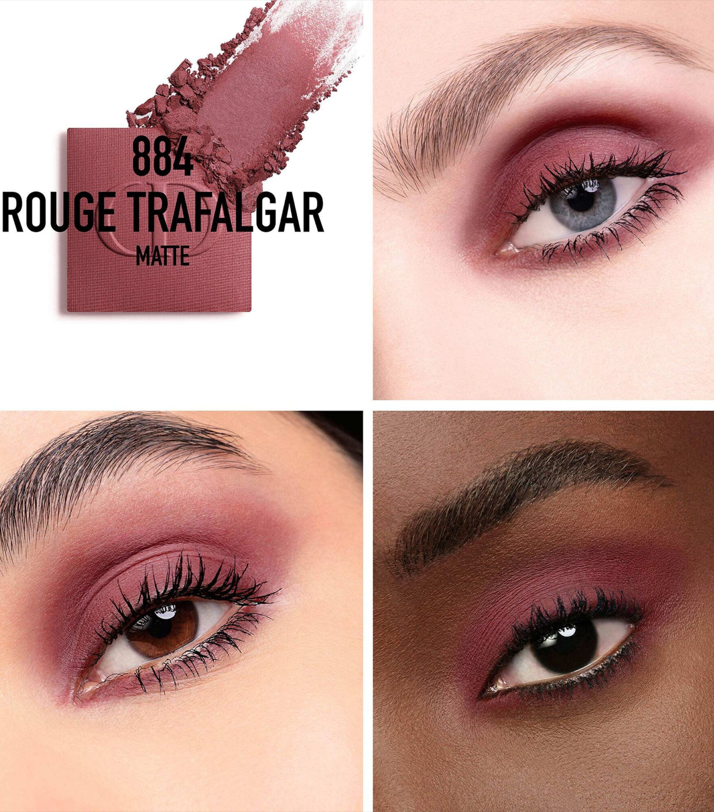 Diorshow Mono Couleur Couture Eyeshadow 884 ROUGE TRALGR MAT Image 2