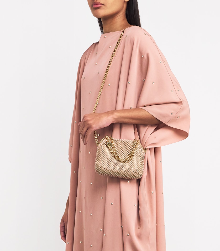 Stella McCartney Rose Collection Mini Falabella Top-Handle Bag Dusty Rose Image 8