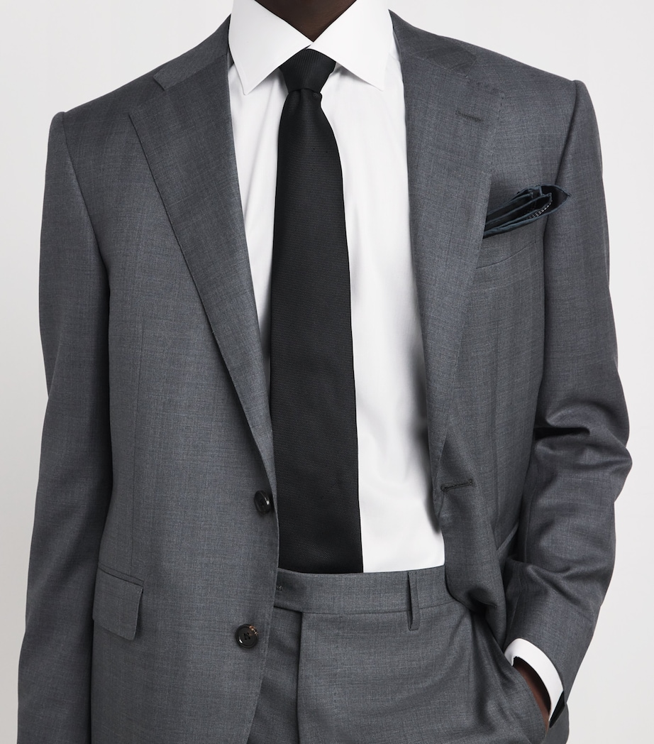 Signature Twill Slim Fit Shirt WHITE Image 6