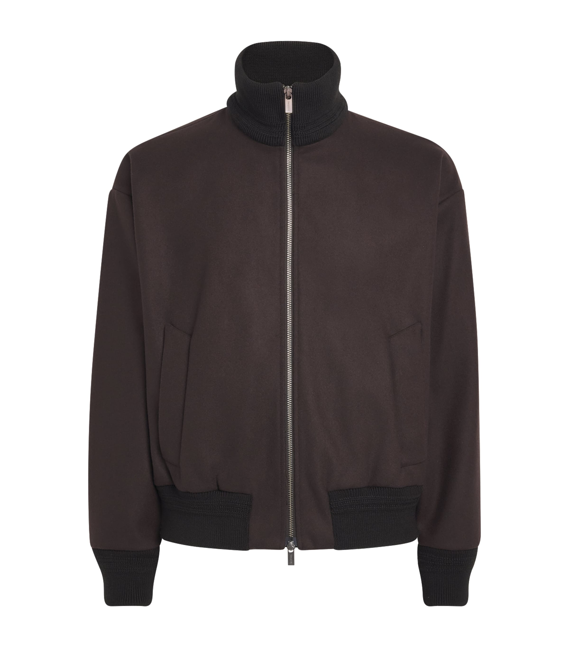 Barena Mens Wool-Blend Bomber Jacket Bruno Image 1