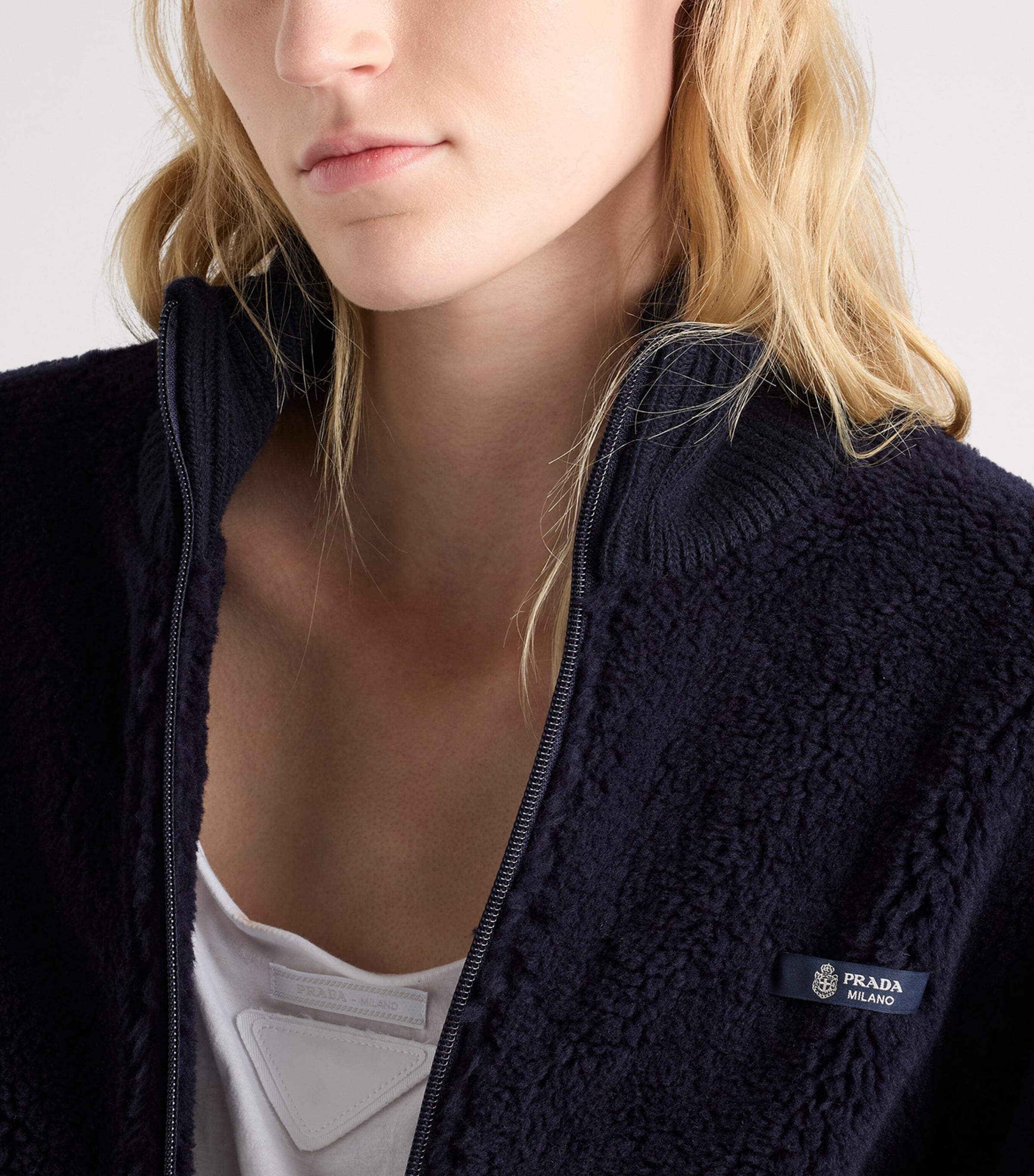 Fleece Bomber Jacket F0124 Image 3